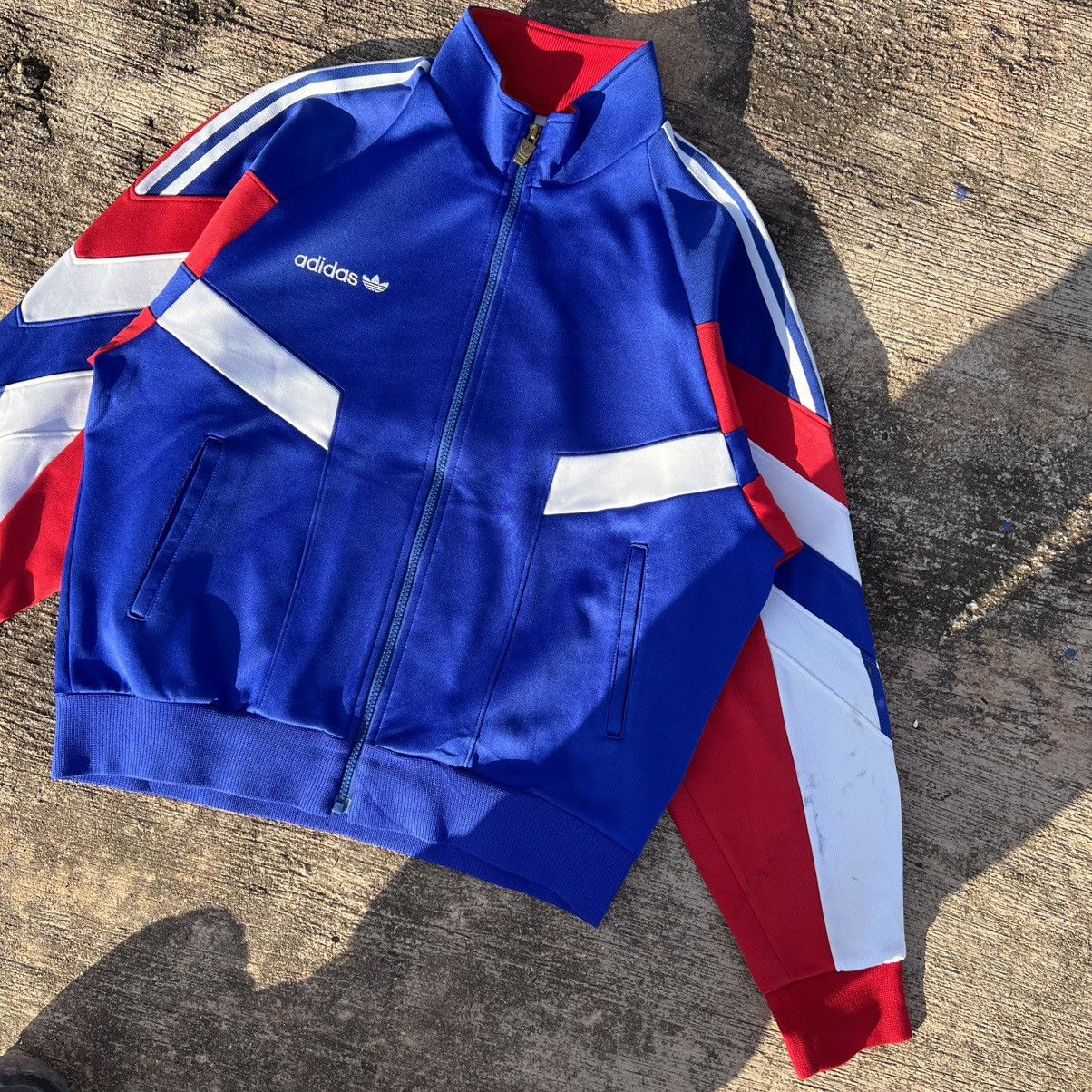 Adidas × Vintage Vintage Adidas Tracktop France 🇫🇷 templet jacket Size US L / EU 52-54 / 3 - 3 Thumbnail