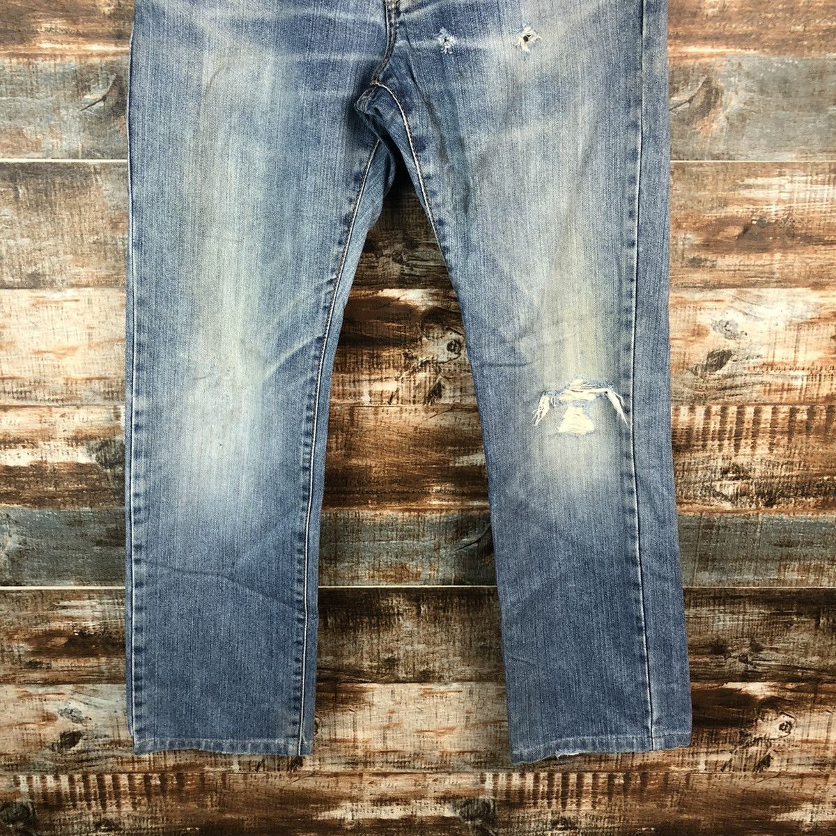Edwin Edwin japan vintage ripped distressed Denim Pants #A1414 Size US 32 / EU 48 - 6 Thumbnail