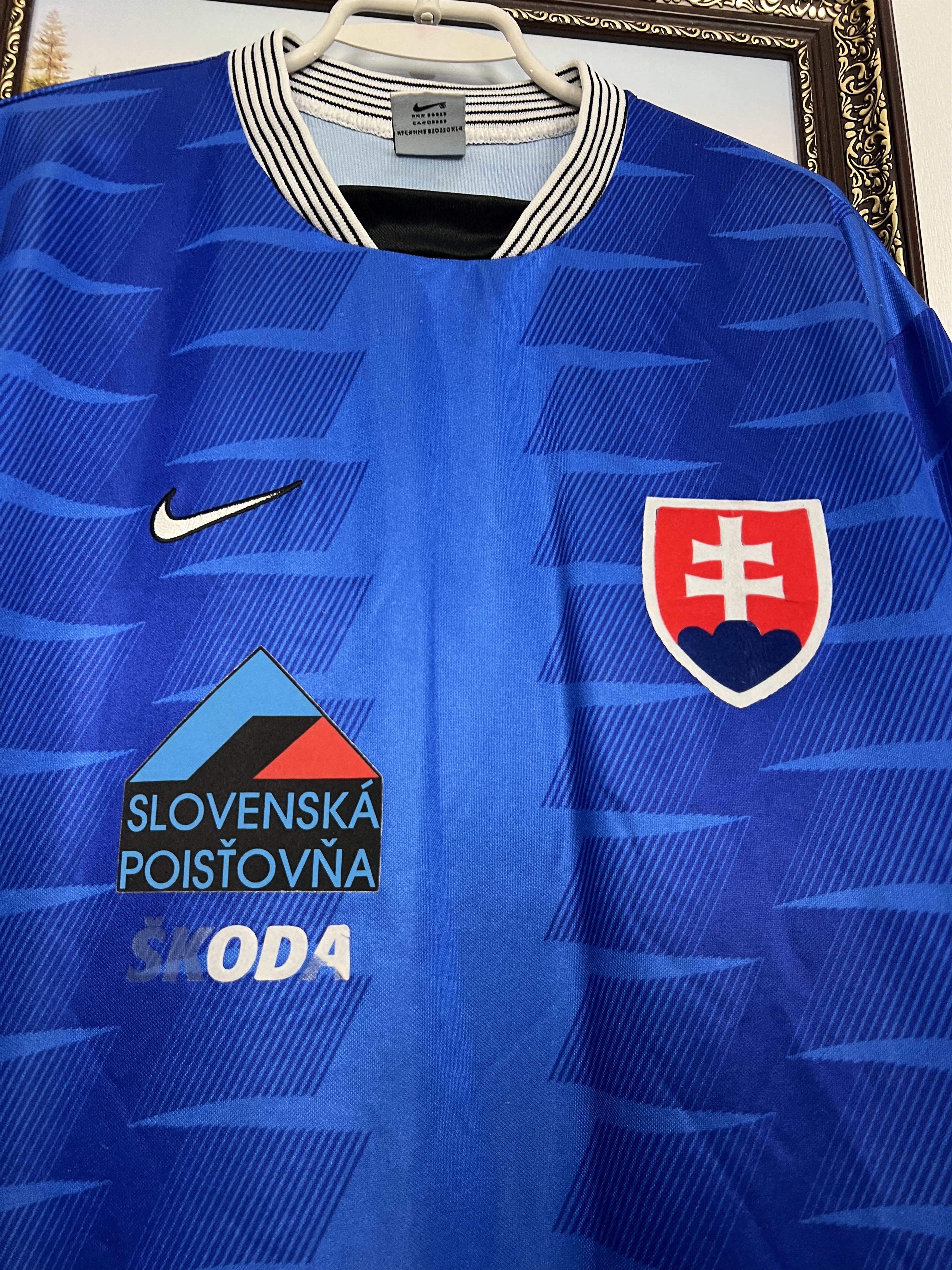 Nike Slovakia Home football shirt Soccer Jersey National Trikot Size US L / EU 52-54 / 3 - 3 Thumbnail