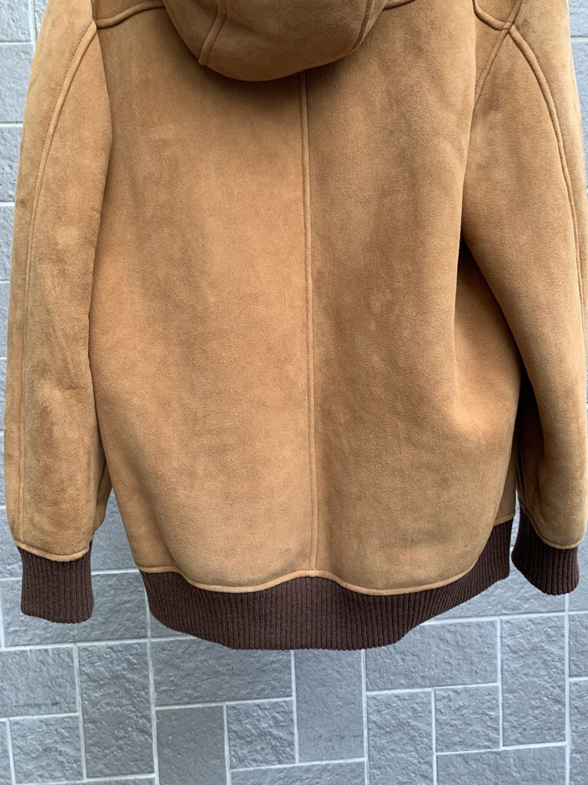 Loewe Hooded Leather Jacket Beige Size US M / EU 48-50 / 2 - 6 Thumbnail