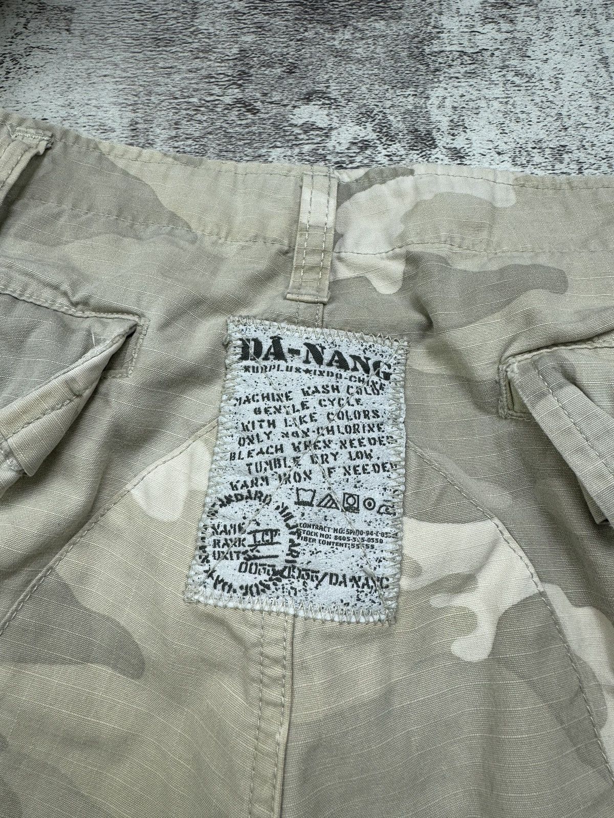 Japanese Brand Vintage Rare Y2K Japanese Rare Camo Da-Nang Cargo Pants Size US 30 / EU 46 - 8 Thumbnail