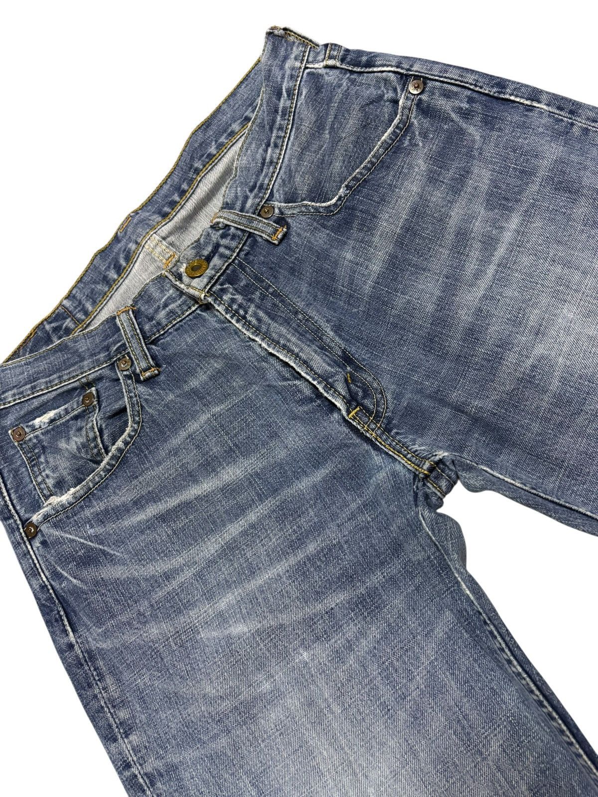 Levi's Vtg 90s Levis Japan 502 Distressed Jeans Size US 30 / EU 46 - 4 Thumbnail