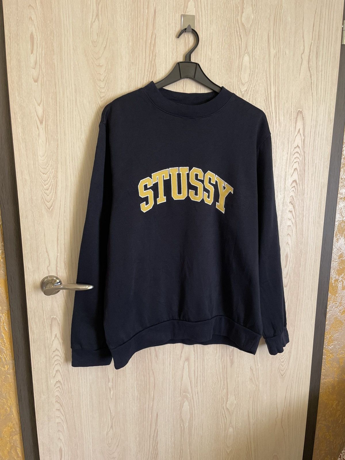 Stussy Vintage sweatshirt dense Stussy big logo Size US L / EU 52-54 / 3 - 5 Thumbnail