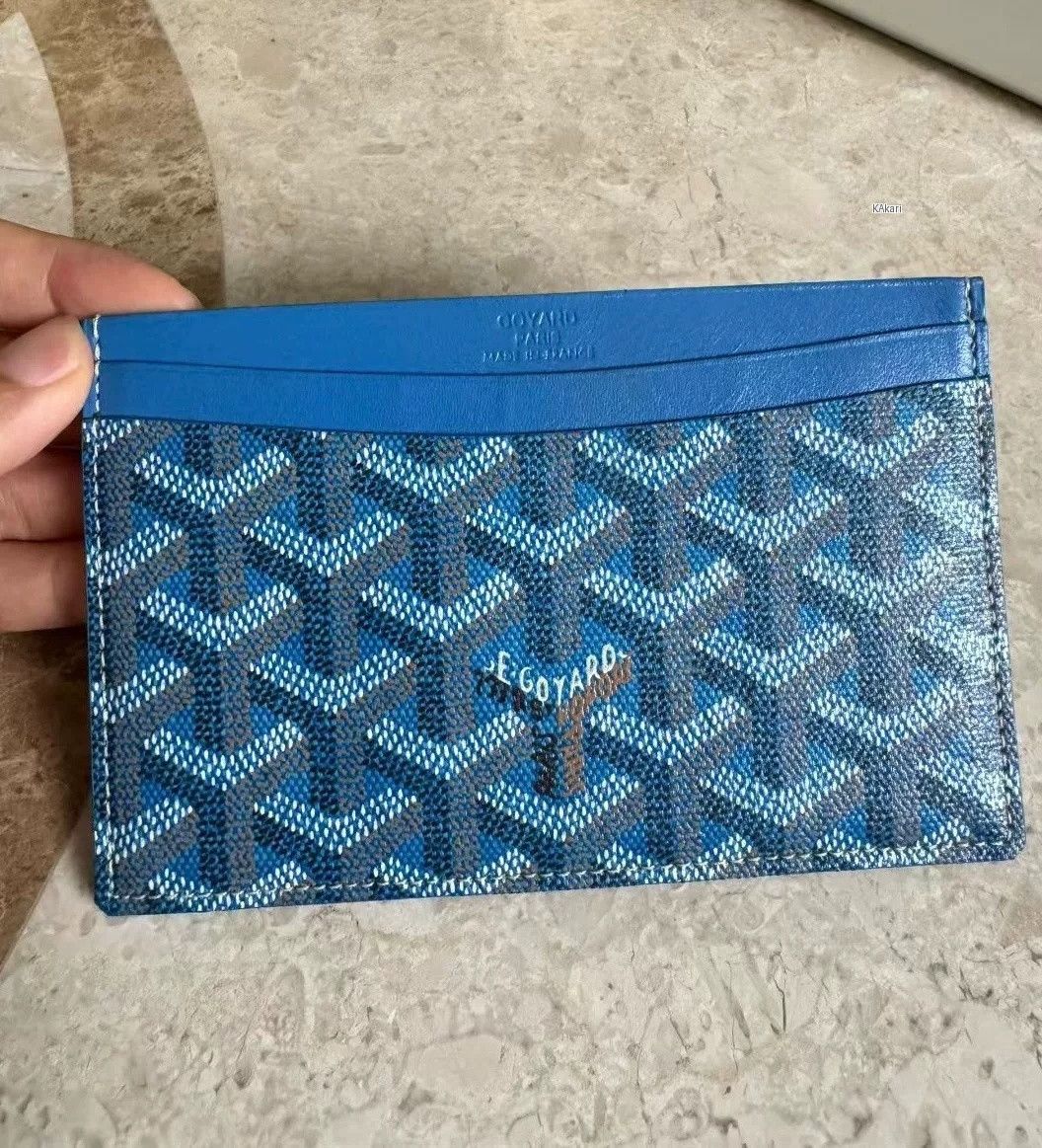 Goyard Goyard Oversized Blue Monogram Card Case Size US XXL / EU 58 / 5 - 1 Thumbnail