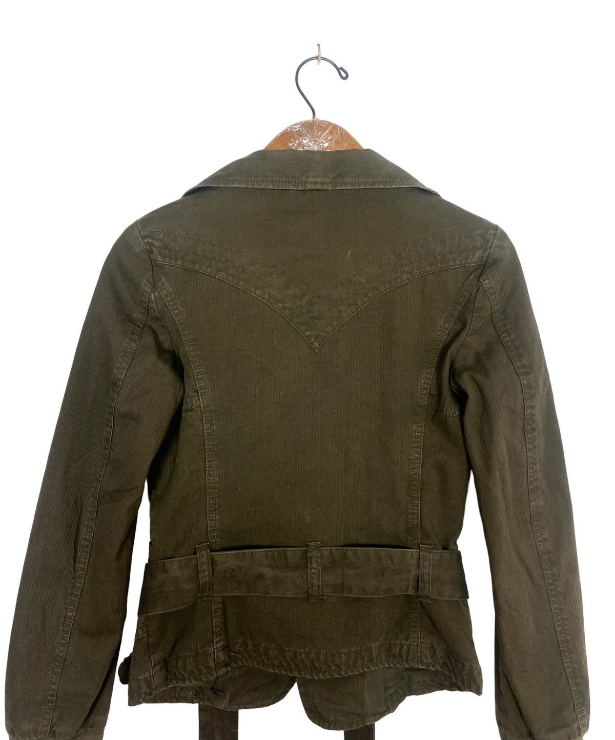 Diesel Rare‼️ Diesel Khaki Tie Waist Jacket Size XS / US 0-2 / IT 36-38 - 5 Thumbnail
