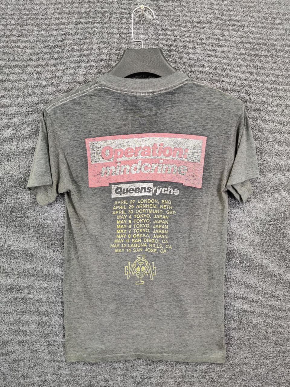 Band Tees Vintage 80s Queen Ryche Tour Band Tee Tshirt Size US M / EU 48-50 / 2 - 4 Thumbnail