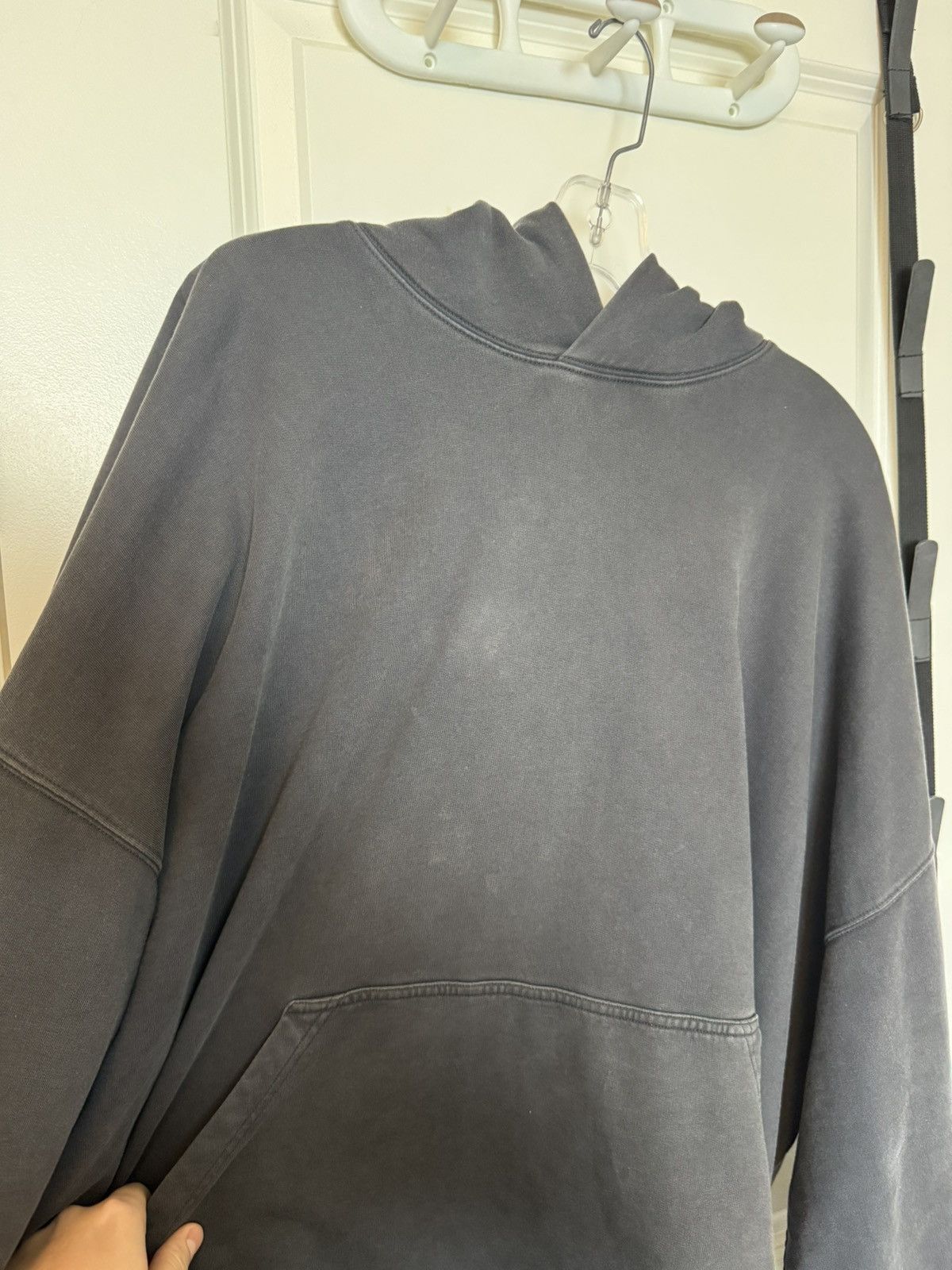 Balenciaga Balenciaga FW22 Sporty B Oversized Washed Pullover Hoodie Size US L / EU 52-54 / 3 - 4 Thumbnail