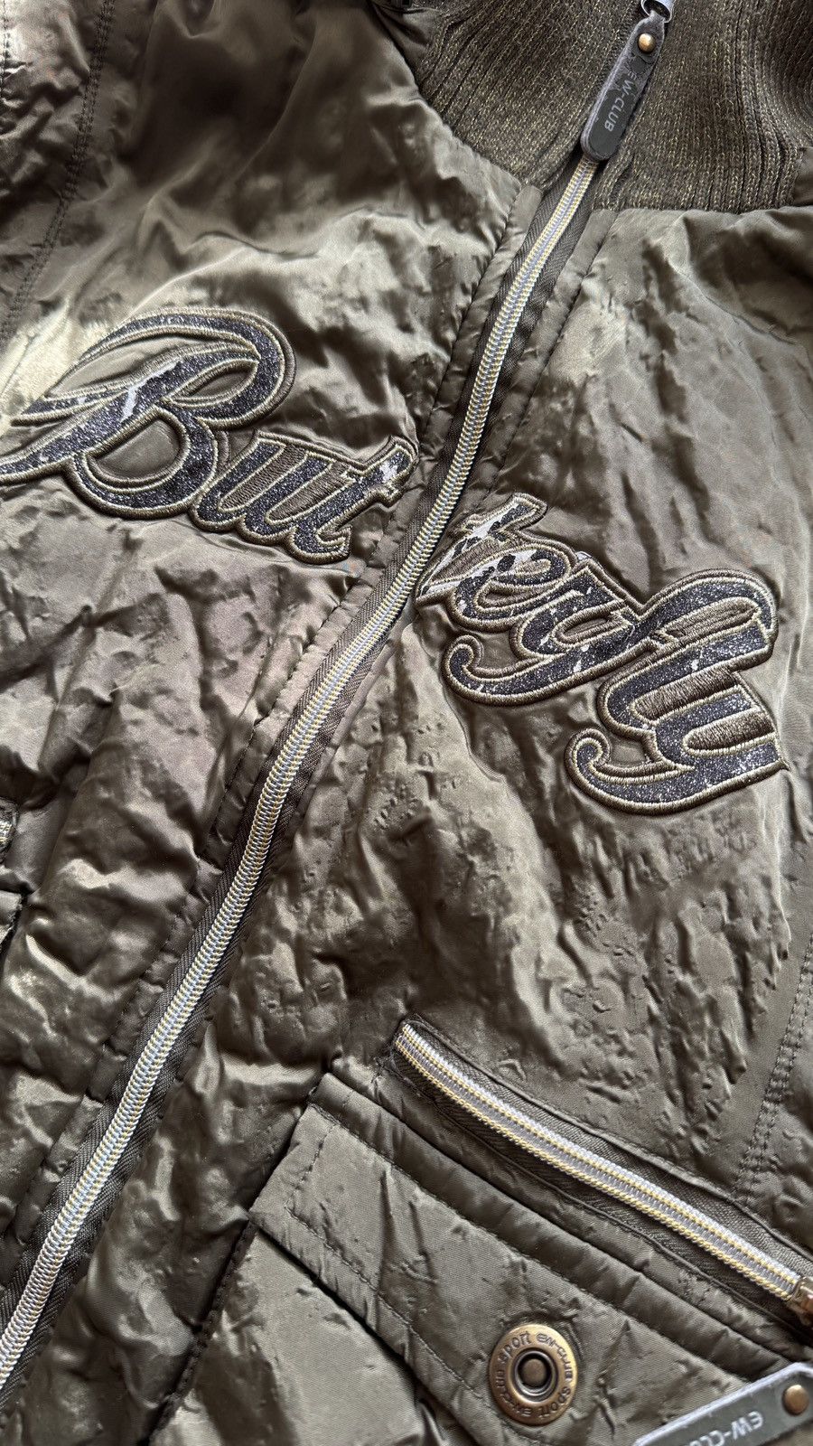 Vintage 00s' Y2K faux fur jacket Ifsixwasnine LGB Goa style