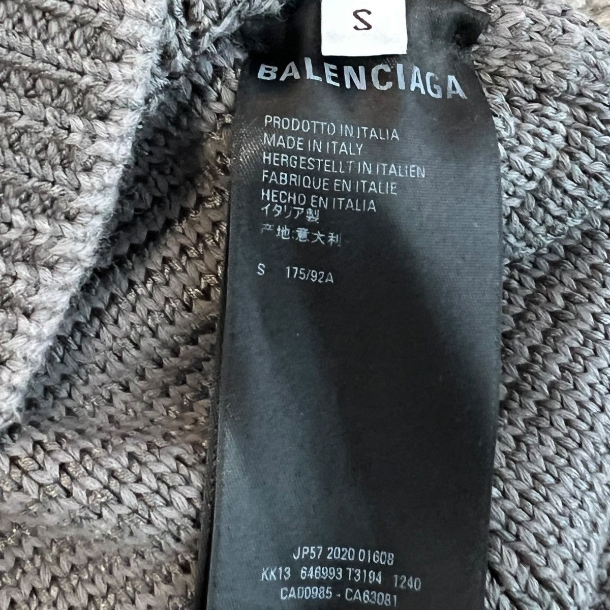 Balenciaga Balenciaga 2020 Demna Gvasalia BB Logo Knit Sweater S Size US S / EU 44-46 / 1 - 4 Thumbnail