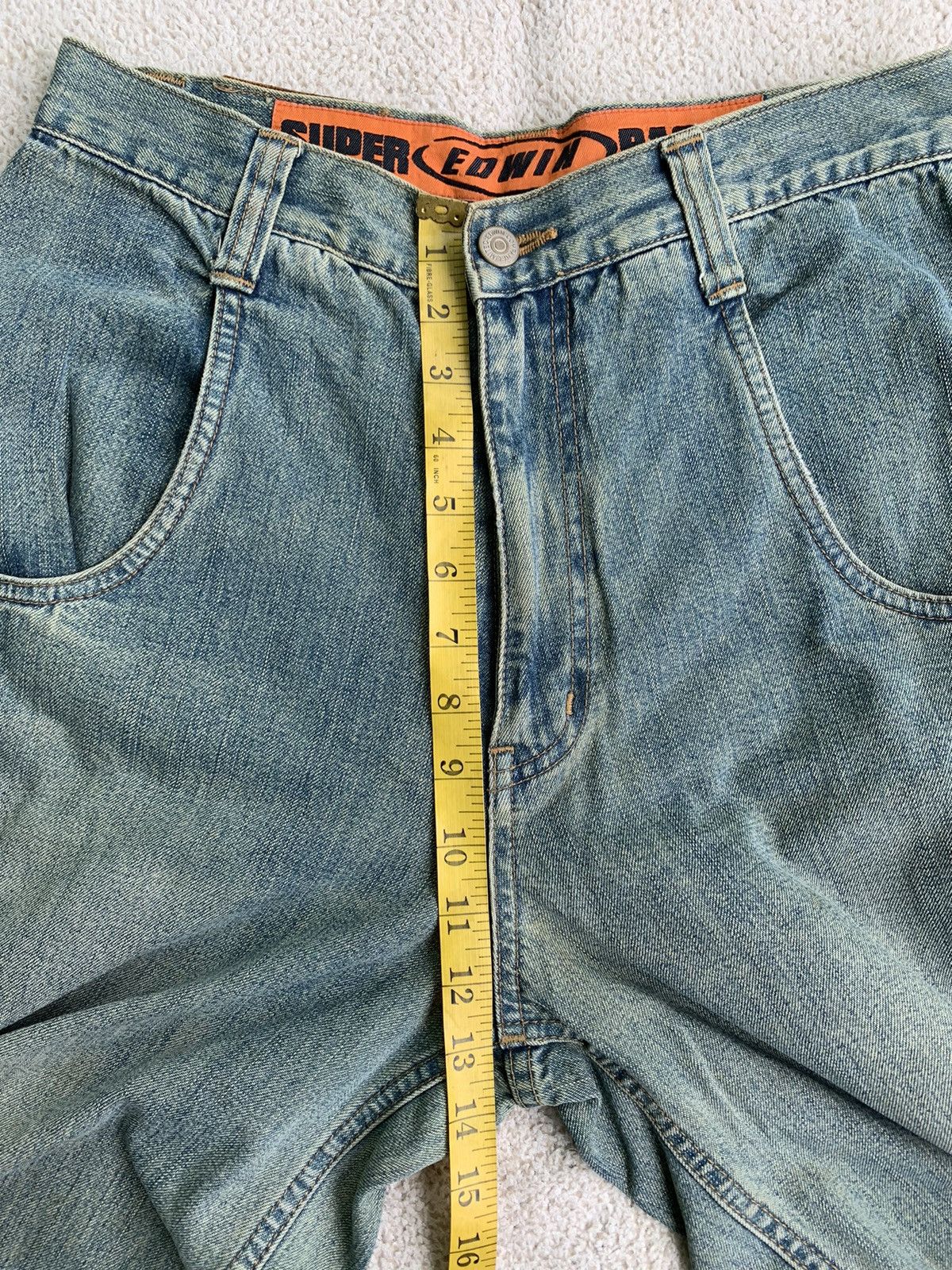 Edwin × Vintage Vintage Edwin Big Pocket Wide Leg Baggy Pants Size US 29 - 16 Thumbnail