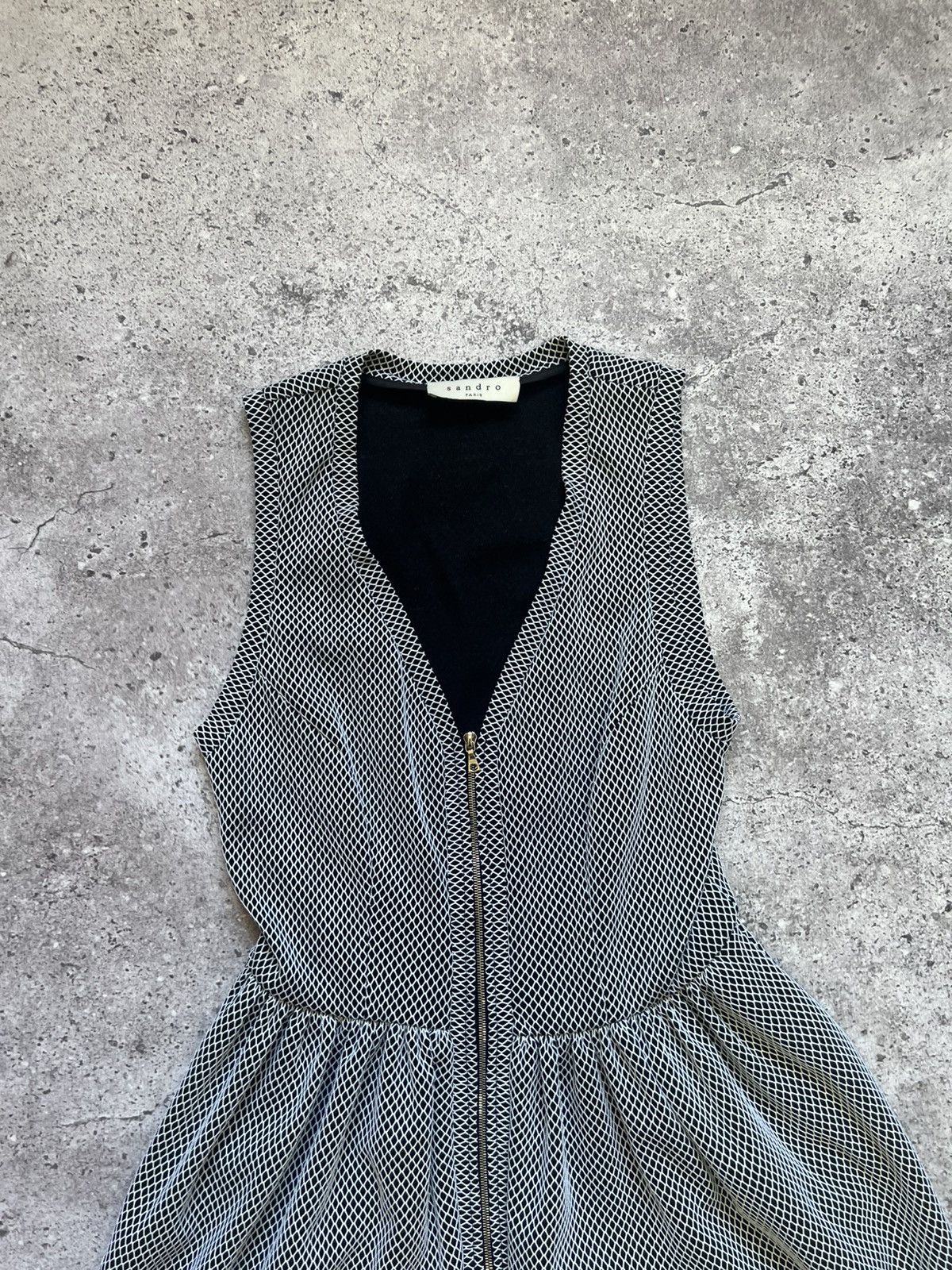 Sandro Sandro Mesh Sleeveless Dress Size XS / US 0-2 / IT 36-38 - 2 Thumbnail