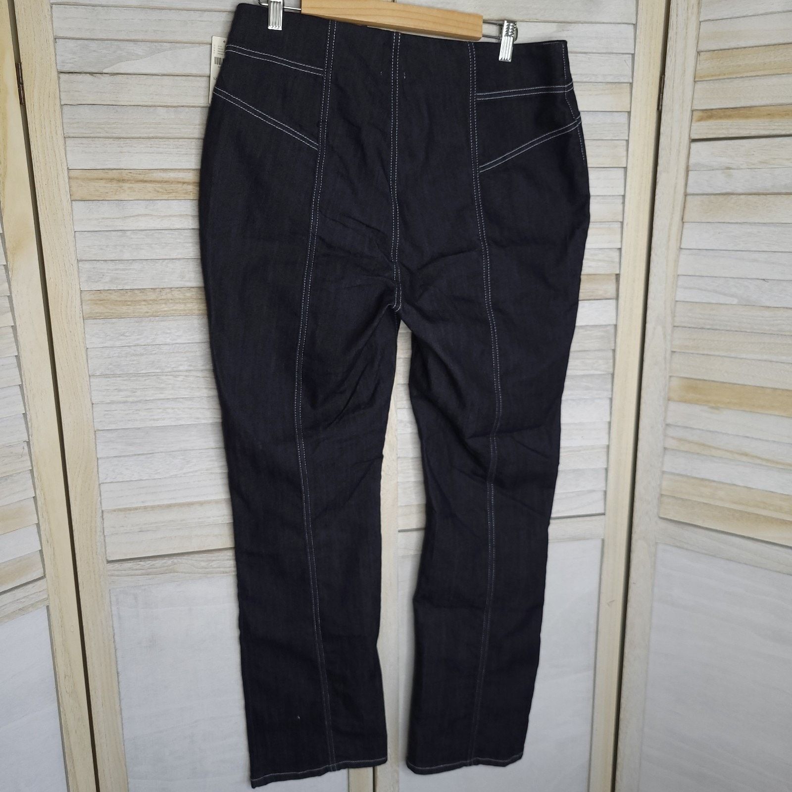 Anthropologie MAEVE Womens Anthropologie High Rise Straight Leg Jeans 31T Size 34" / US 12 / IT 48 - 4 Thumbnail