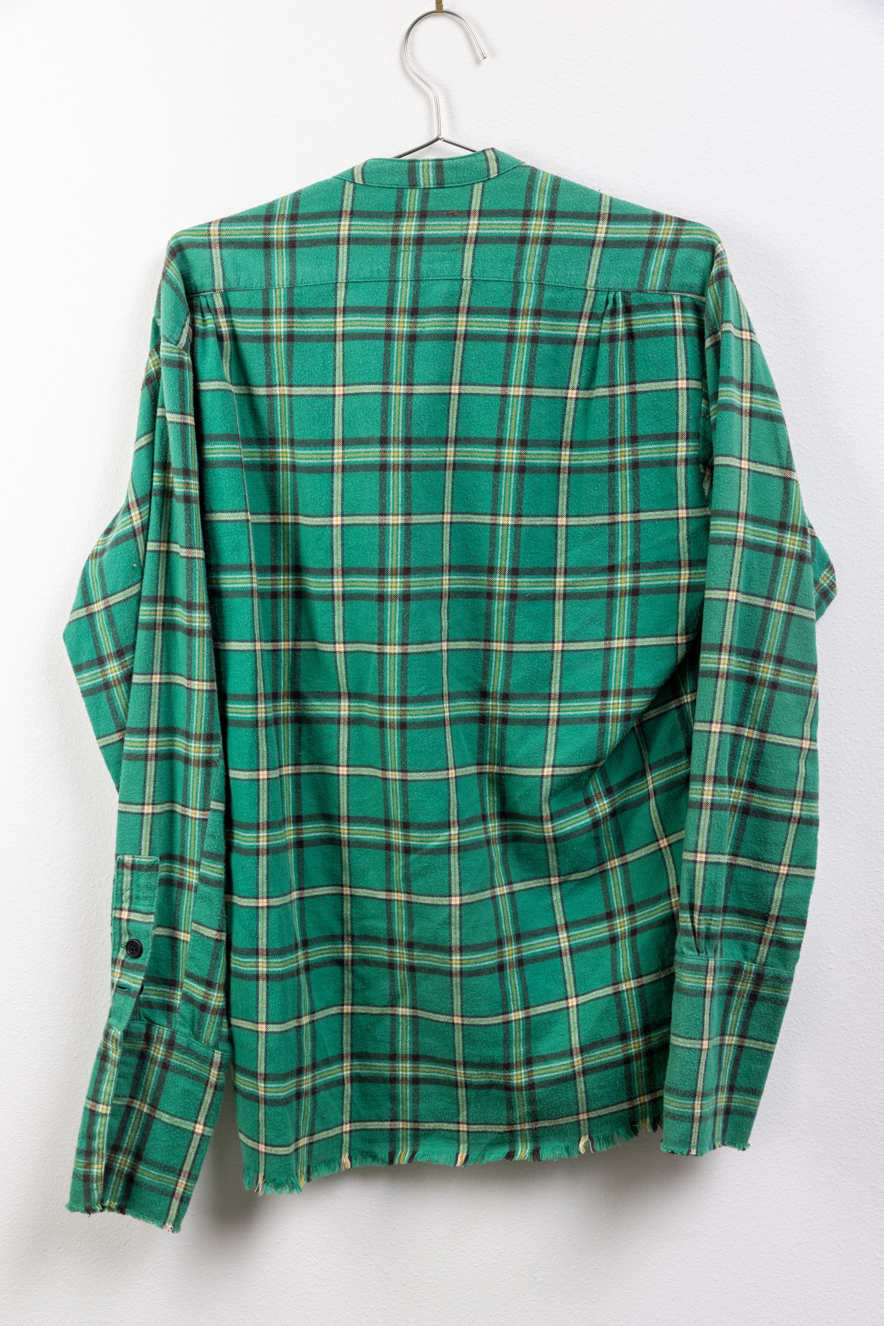 Greg Lauren Green flannel studio shirt Size US M / EU 48-50 / 2 - 2 Thumbnail
