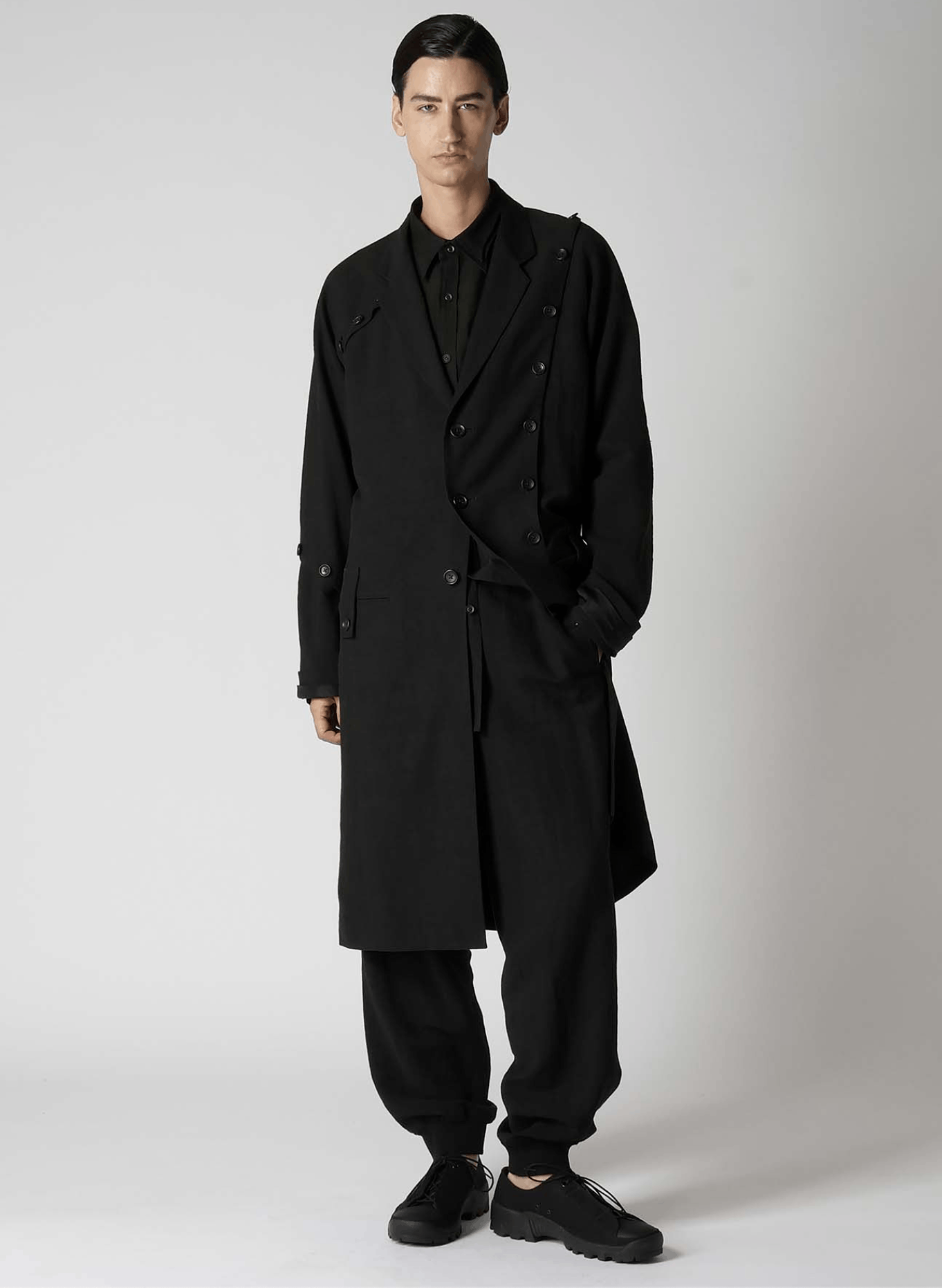 Yohji Yamamoto Yohji Yamamoto Pour Homme - CANVAS RIBBED HEM PANTS Size US 32 / EU 48 - 4 Thumbnail
