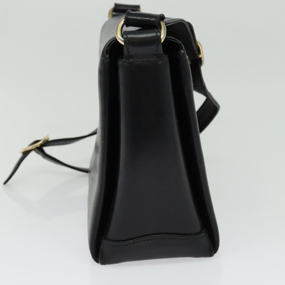 Gucci GUCCI Shoulder Bag Leather Black Gold Size ONE SIZE - 4 Thumbnail