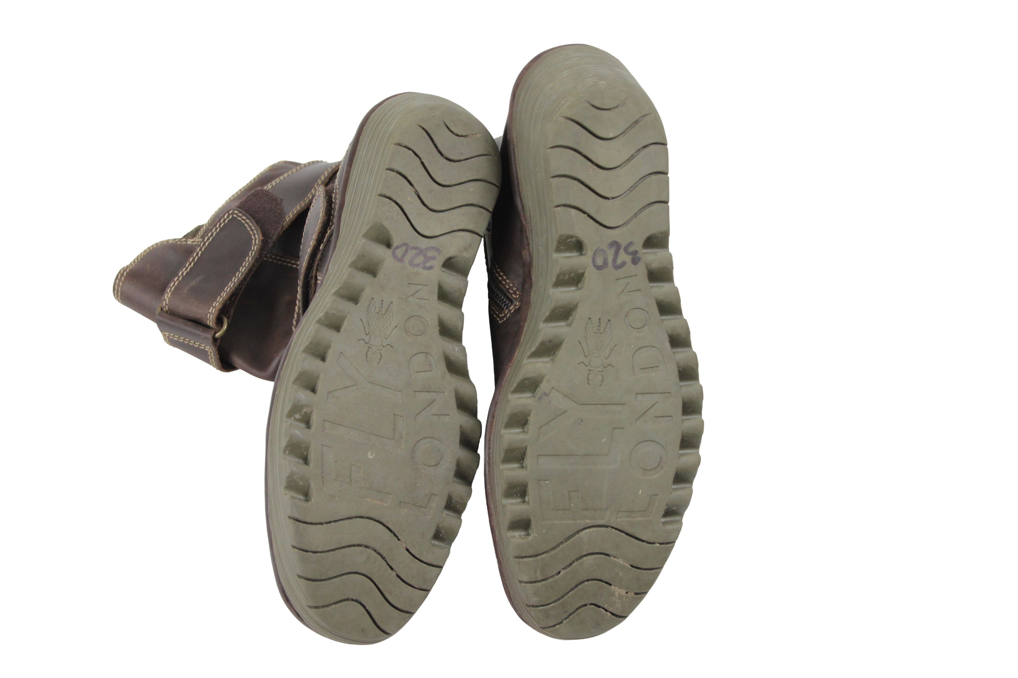 Fly London 00S Y2K Avant Garde Wedge Straps Boots Vintage Size US 11 / IT 41 - 10 Thumbnail