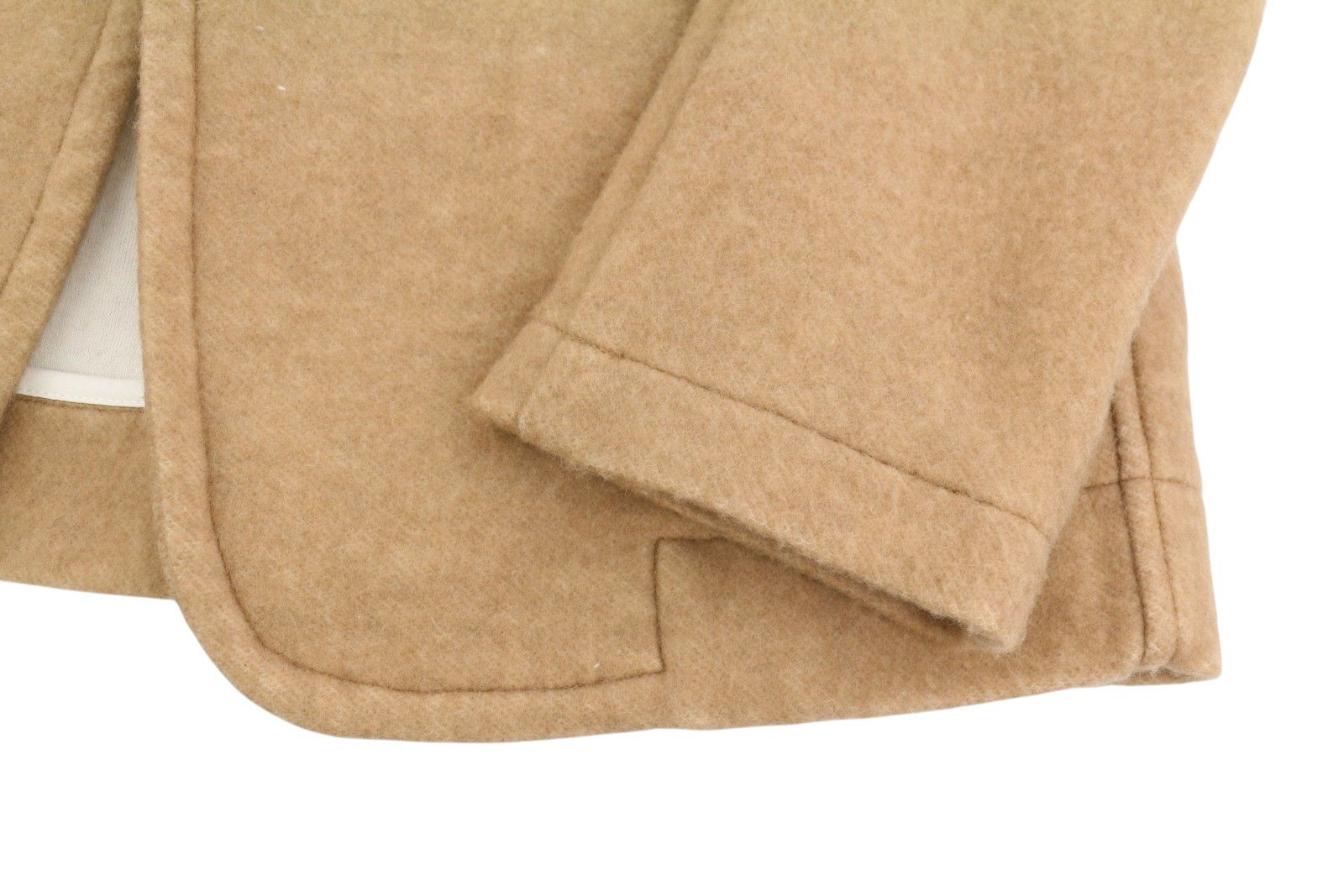 R13 RAGGED S Camel Blend Oversized Single Breasted 86890 Size S / US 4 / IT 40 - 6 Thumbnail