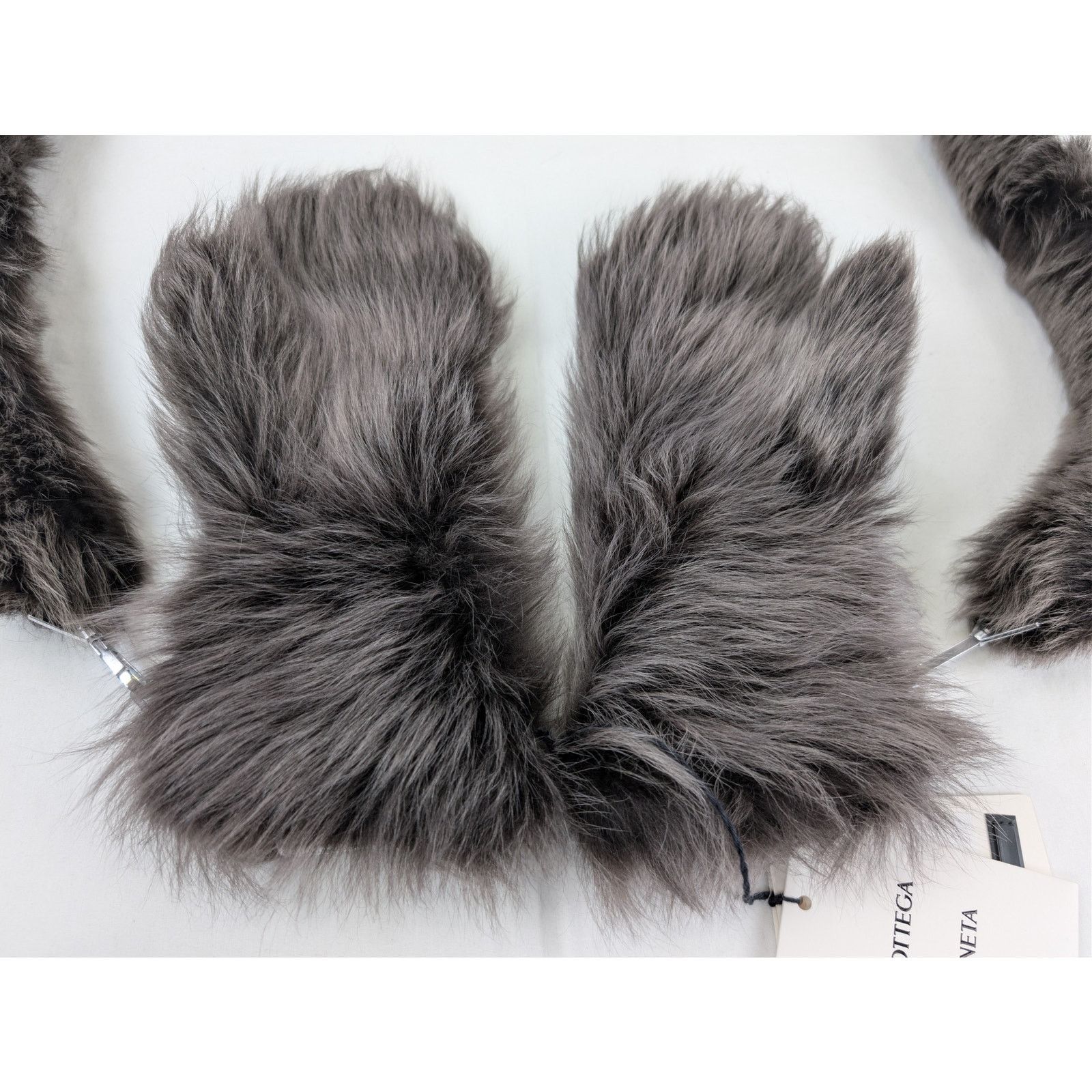 Bottega Veneta o1rshd1 Size: 7 /DUP/ Men Bleached Toscana Shearling Gloves Size ONE SIZE - 8 Thumbnail