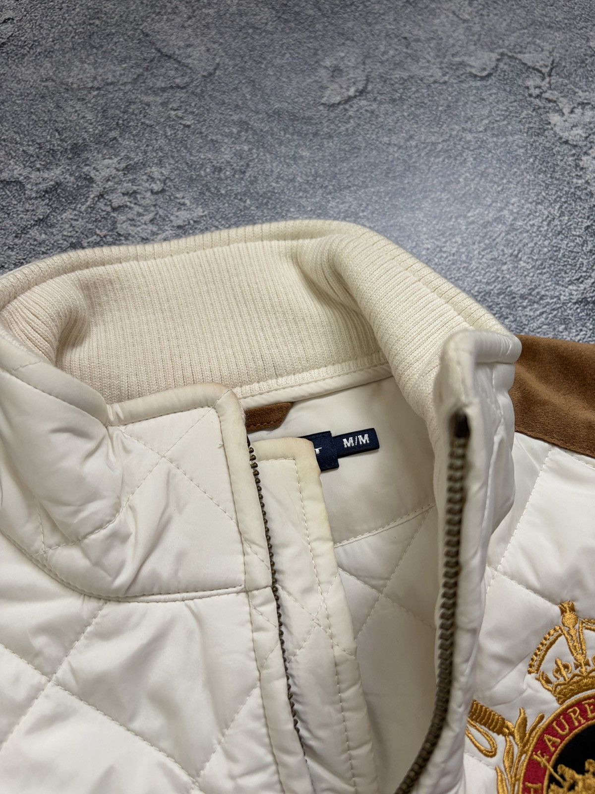 Ralph Lauren Ralph Lauren Challenge Quilted Rugby Vest Suede Patch M Size M / US 6-8 / IT 42-44 - 12 Thumbnail