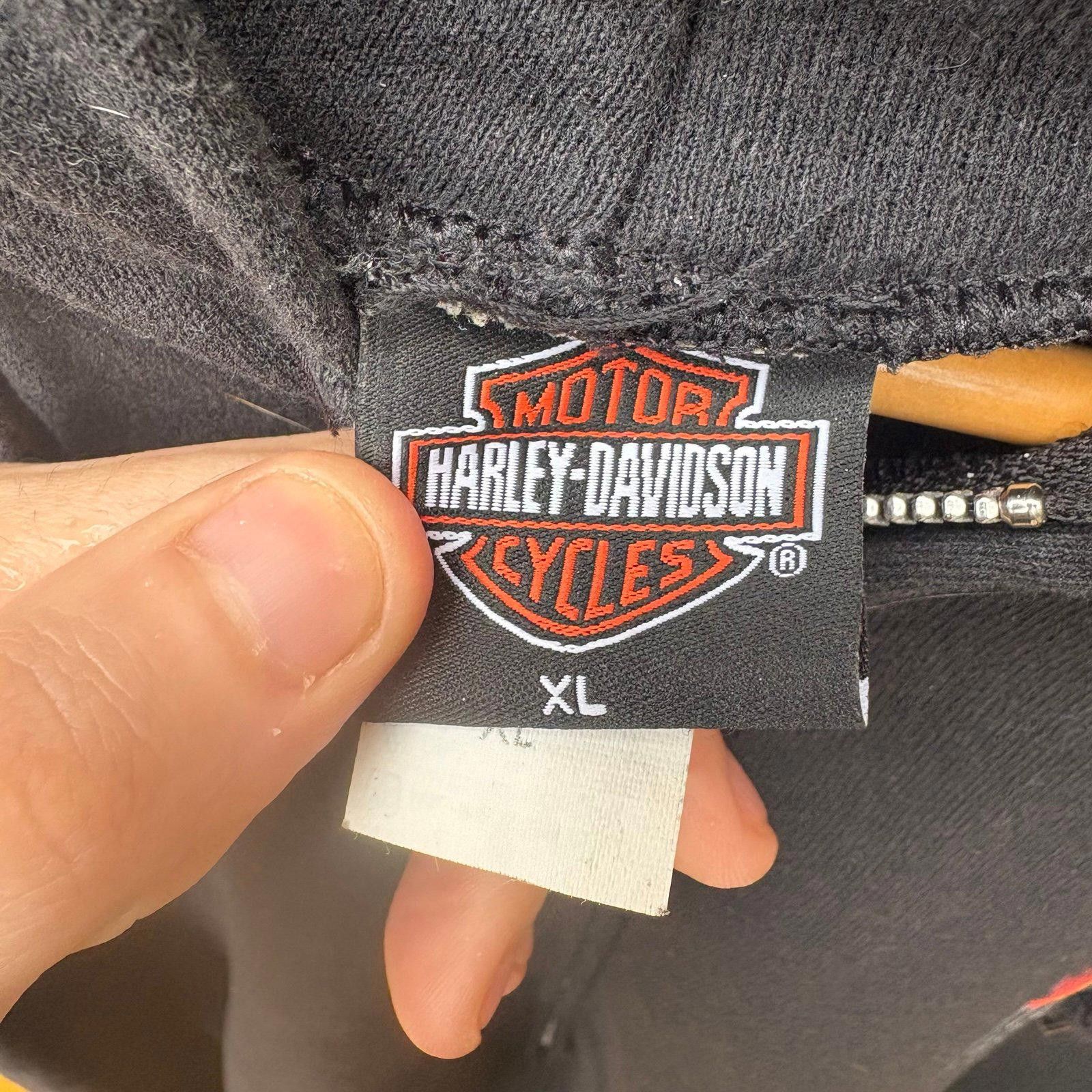 Harley Davidson Vintage Harley Davidson hoodie jacket Size US XL / EU 56 / 4 - 3 Thumbnail