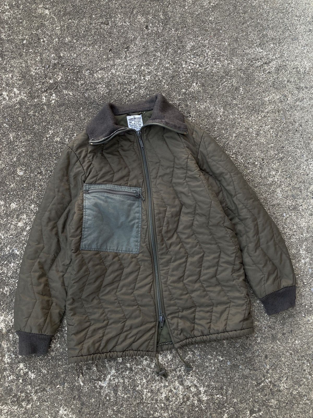 Japanese Brand × Vintage 1995 German army GE Fah Winnen bomber jacket Size US M / EU 48-50 / 2 - 1 Thumbnail