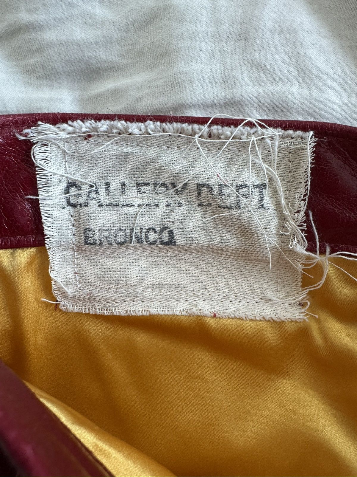 Gallery Dept. $6500 Red Leather-Suede Bronco Pants Size US 32 / EU 48 - 12 Thumbnail