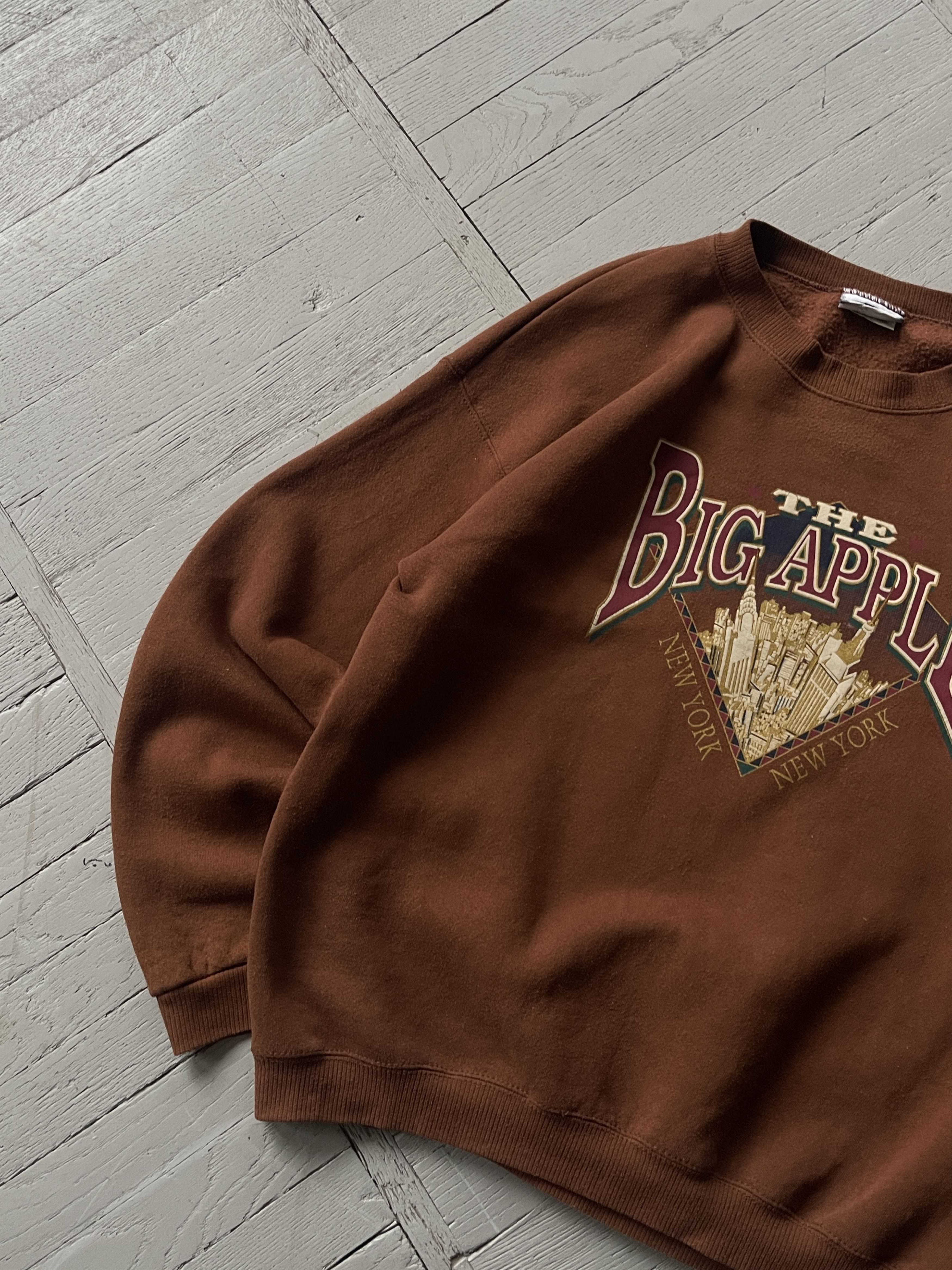 Lee × Vintage Vintage New York The Big Apple Crewneck Sweatshirt Size US XL / EU 56 / 4 - 3 Thumbnail