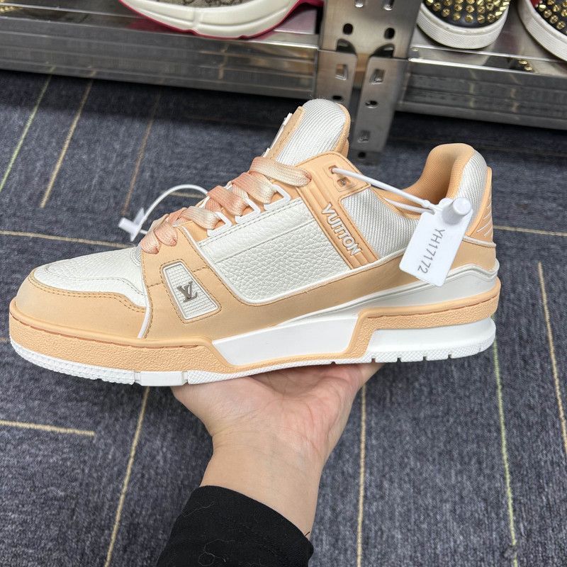 Louis Vuitton Louis Vuitton Trainer Low Top Sneakers in Orange -2505 Size US 8 / IT 38 - 6 Thumbnail