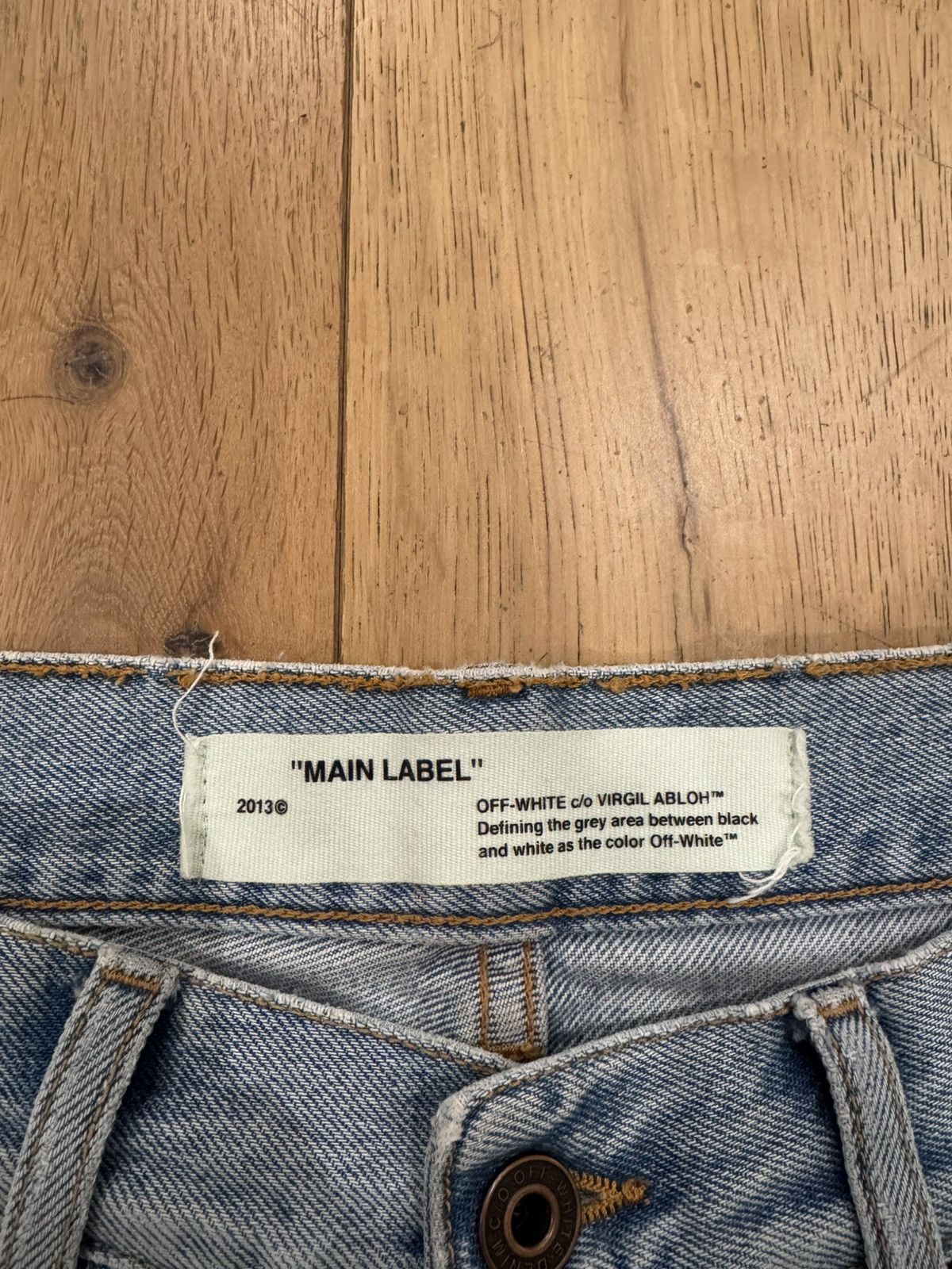 Off-White Off White Spray Paint Jeans Size US 33 - 3 Thumbnail