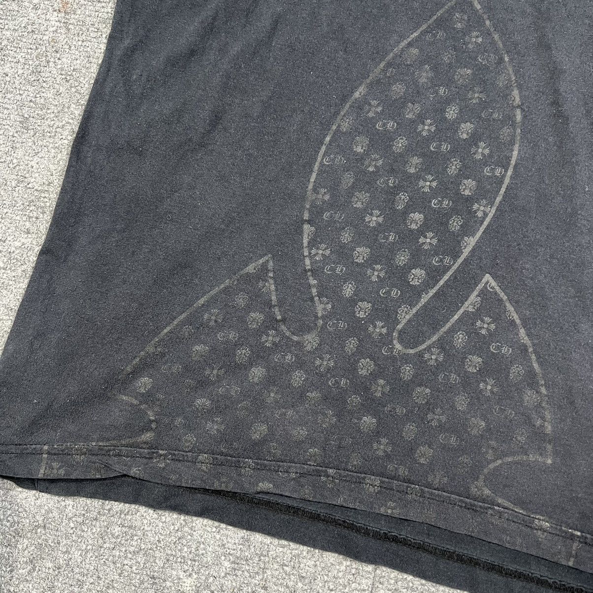 Chrome Hearts Chrome hearts fleur knee monogram black tee Size US L / EU 52-54 / 3 - 5 Thumbnail