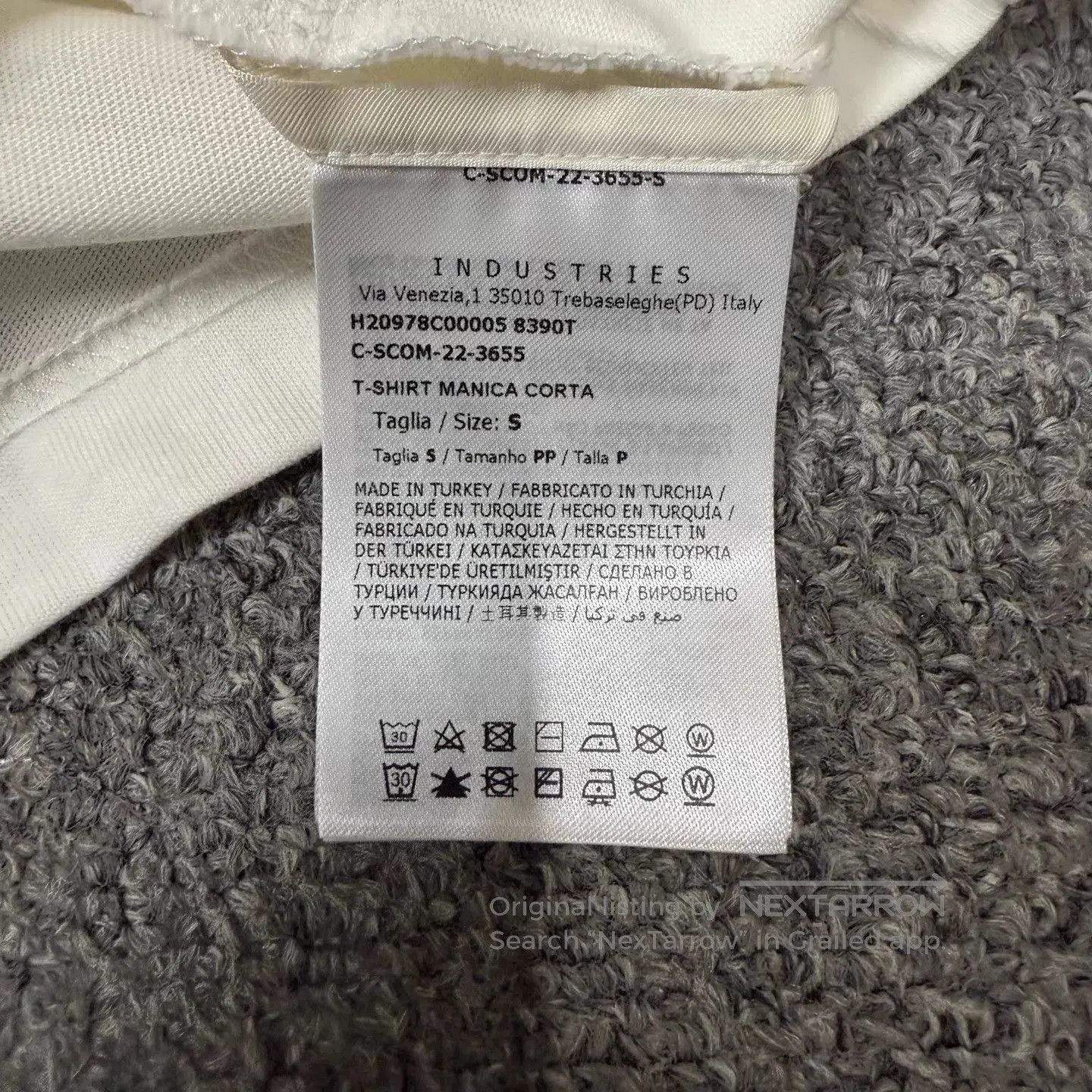 Moncler White Graphic Short Sleeve T-Shirt. Size US S / EU 44-46 / 1 - 4 Thumbnail