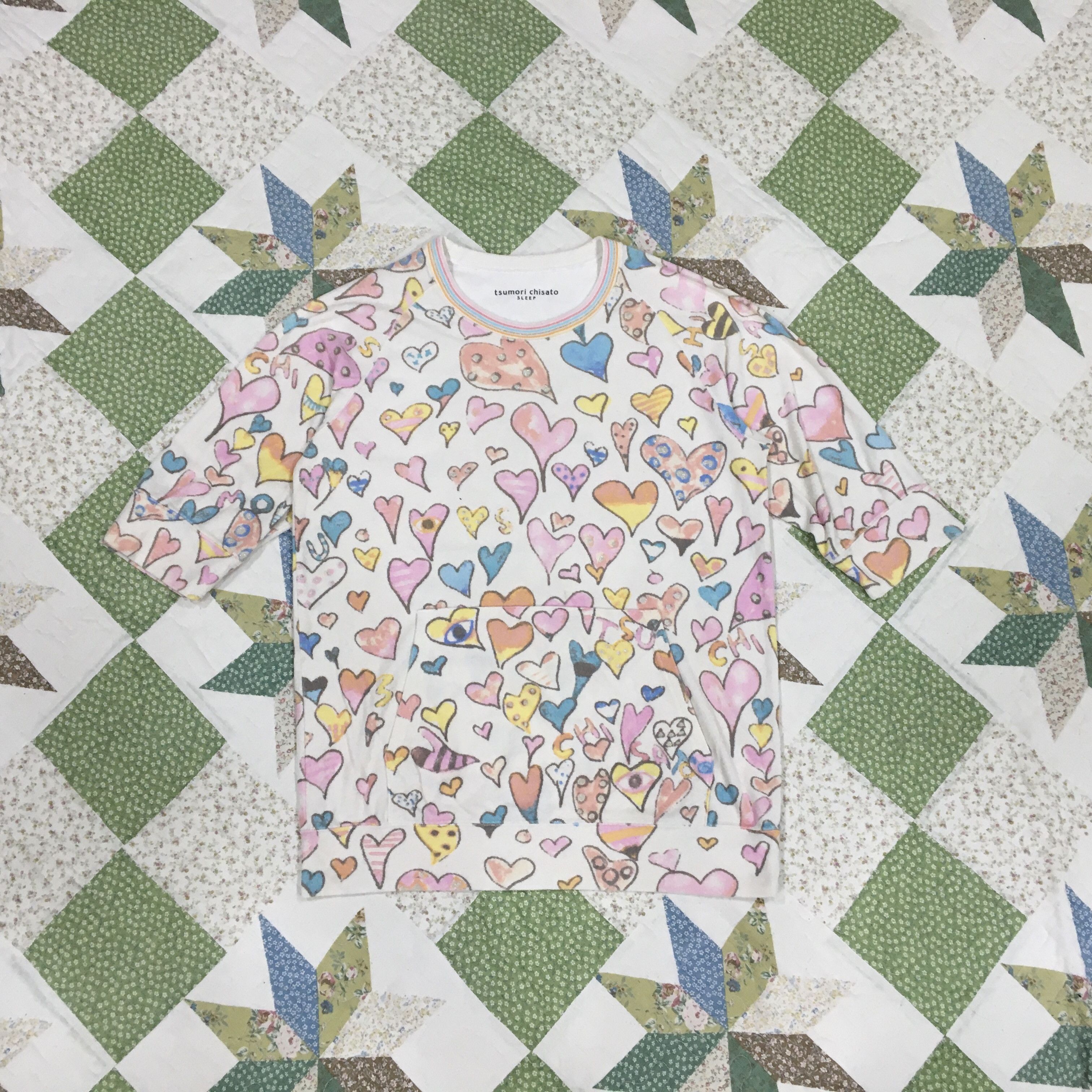 Designer × Japanese Brand × Tsumori Chisato Tsumori Chisato Crewneck Half Sleeve Pyjamas Size XS / US 0-2 / IT 36-38 - 1 Thumbnail