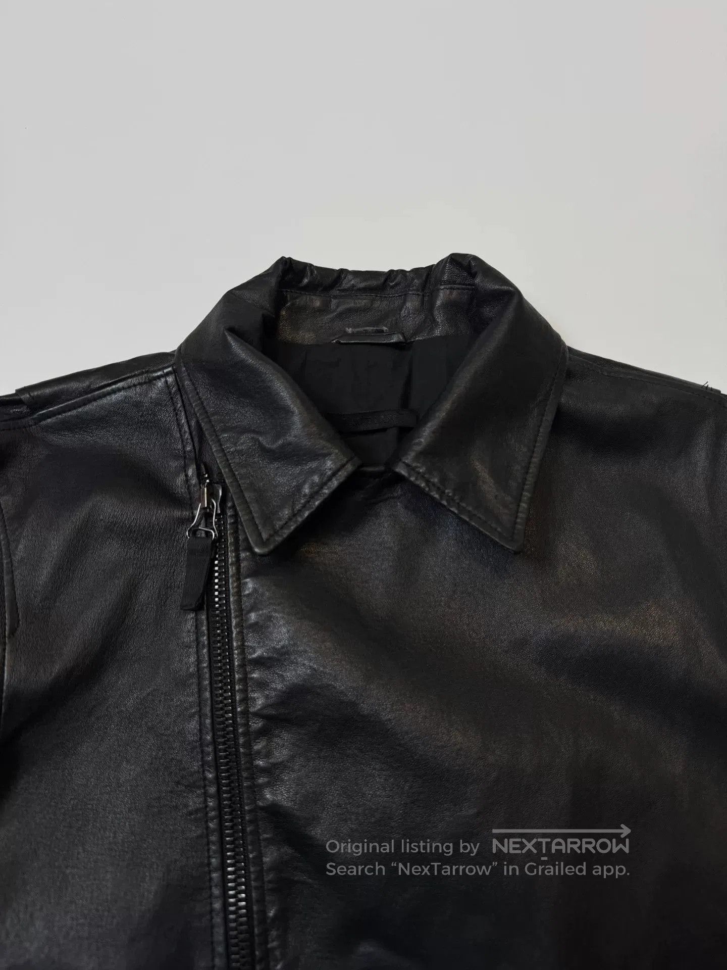 Helmut Lang Helmut Lang 2004 Dragonfly Leather Coat. Size M / US 6-8 / IT 42-44 - 8 Thumbnail
