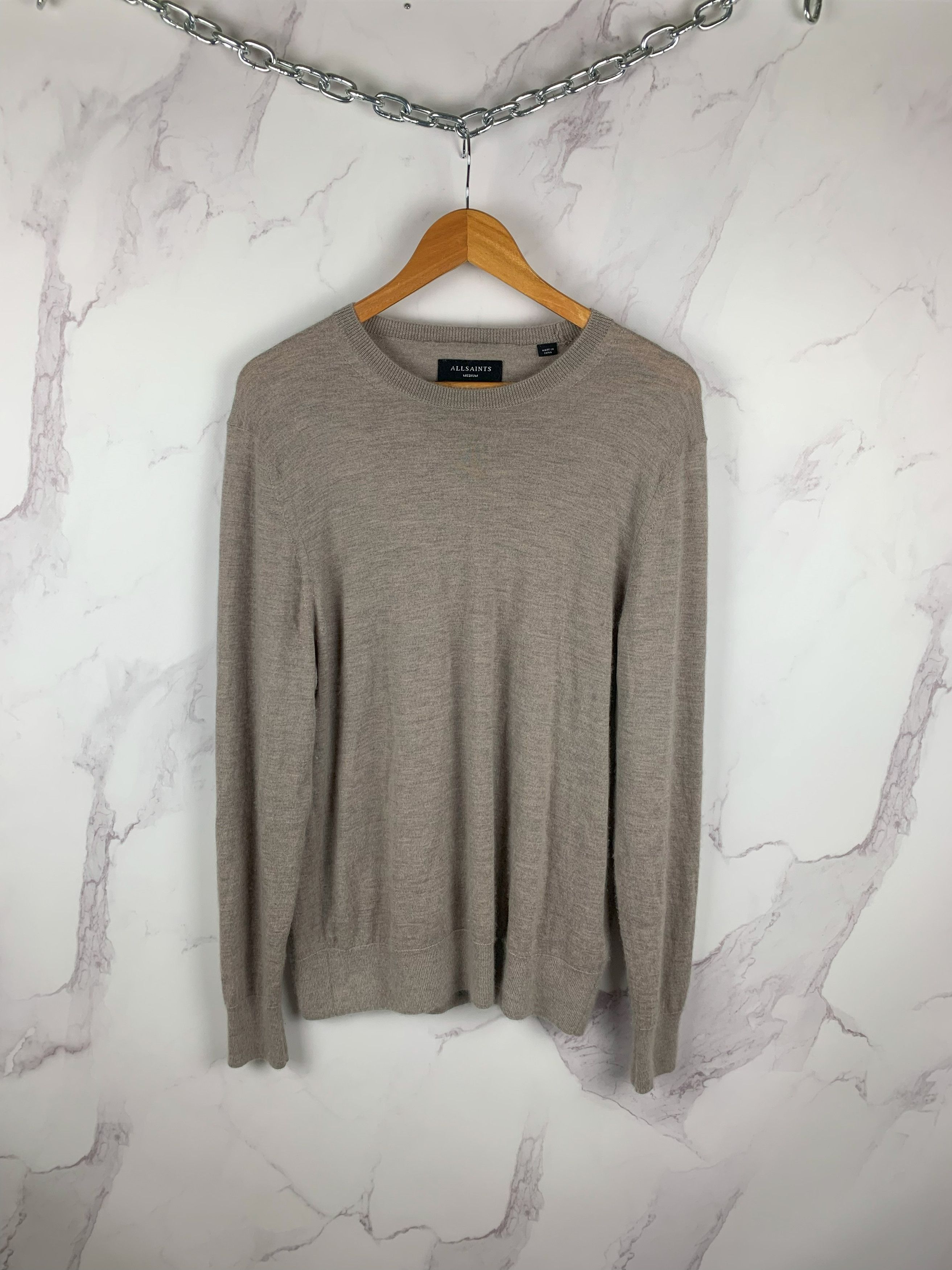 Allsaints Allsaints Classic Cashmere Pullover Size M Size US M / EU 48-50 / 2 - 1 Thumbnail