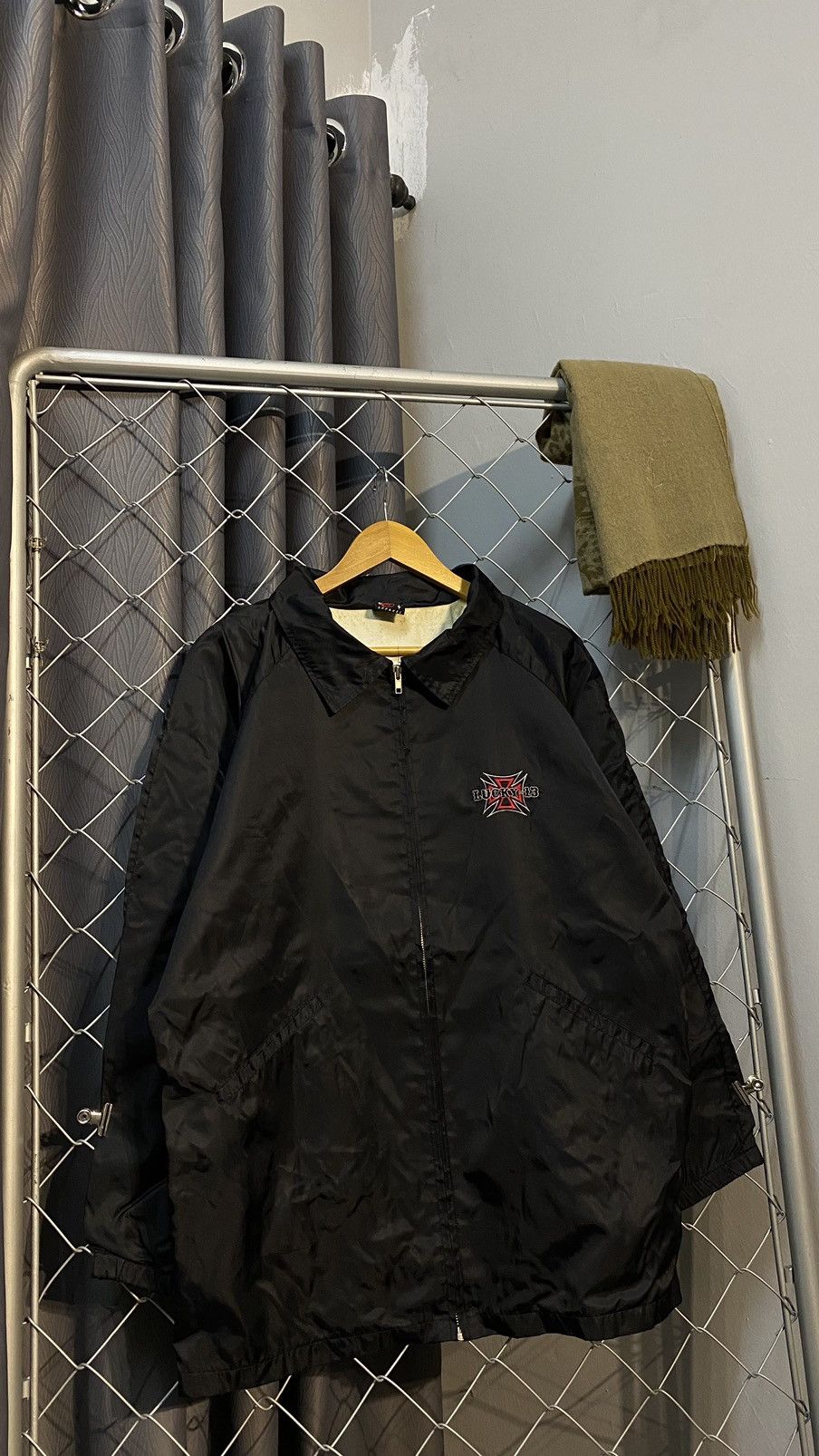 Japanese Brand × Vintage VINTAGE LUCKY 13 FLAME COACH JACKET OUTERWEAR LARGE Size US L / EU 52-54 / 3 - 1 Thumbnail