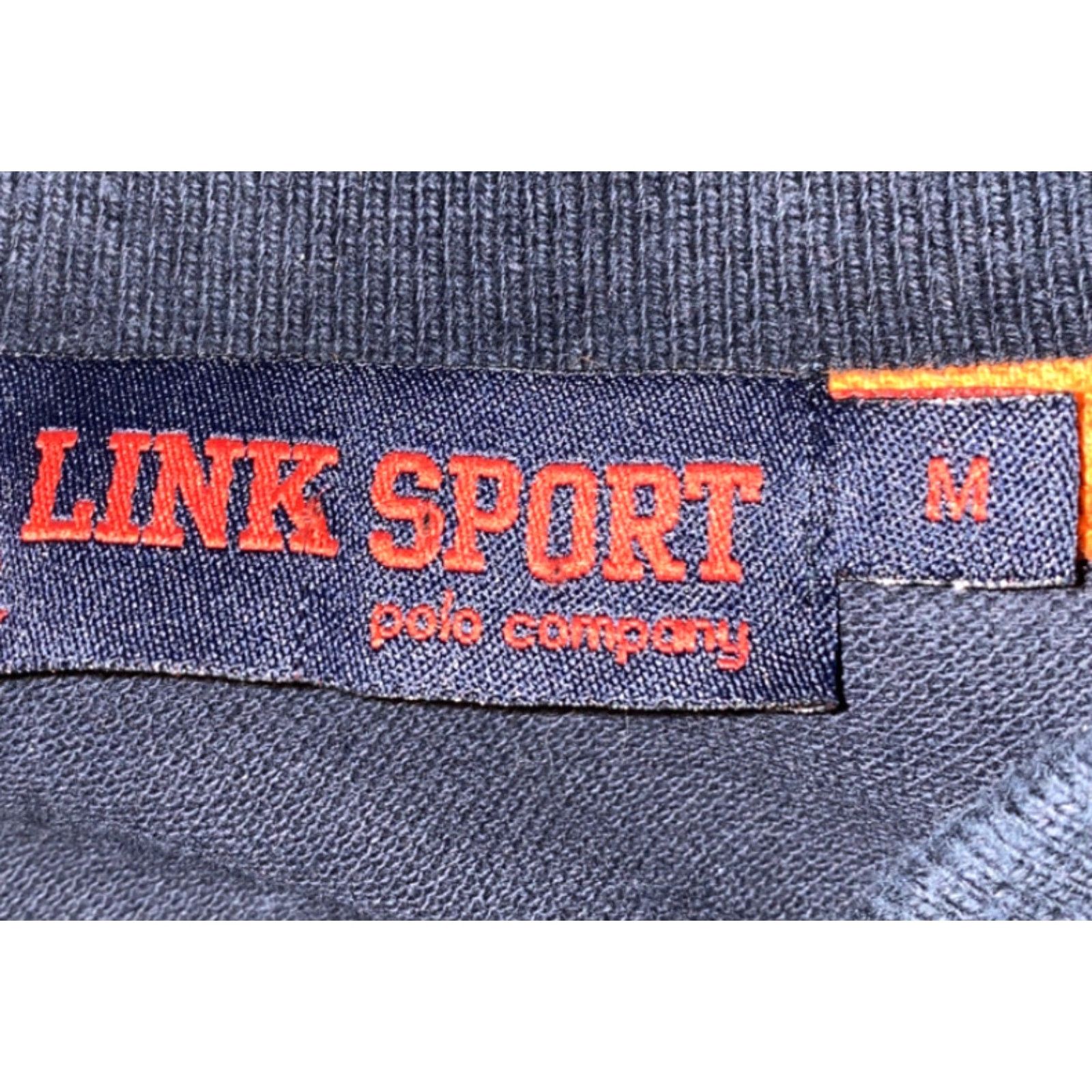Vintage Link Sport Polo Shirt Mens Navy Blue/White Embroidered Polo Shirt Size M Size US M / EU 48-50 / 2 - 6 Thumbnail