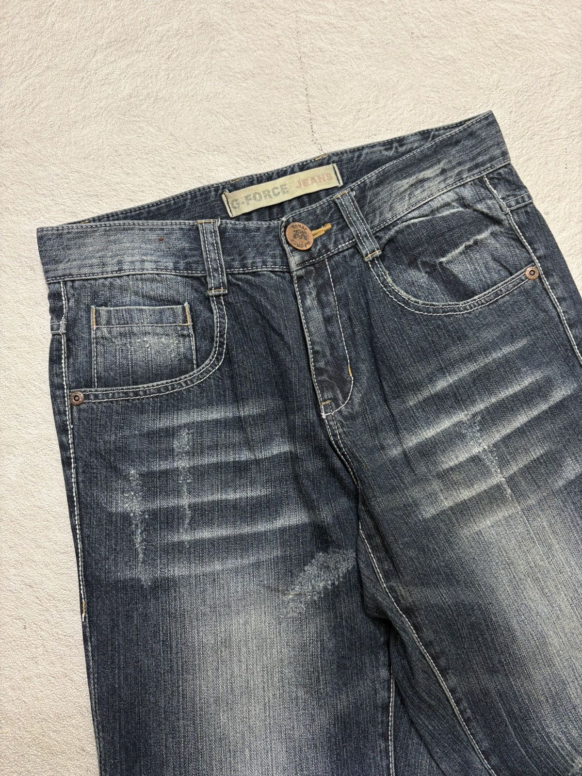 Kapital 2000s G force japan bootcut kapital denim y2k style Size US 31 - 3 Thumbnail