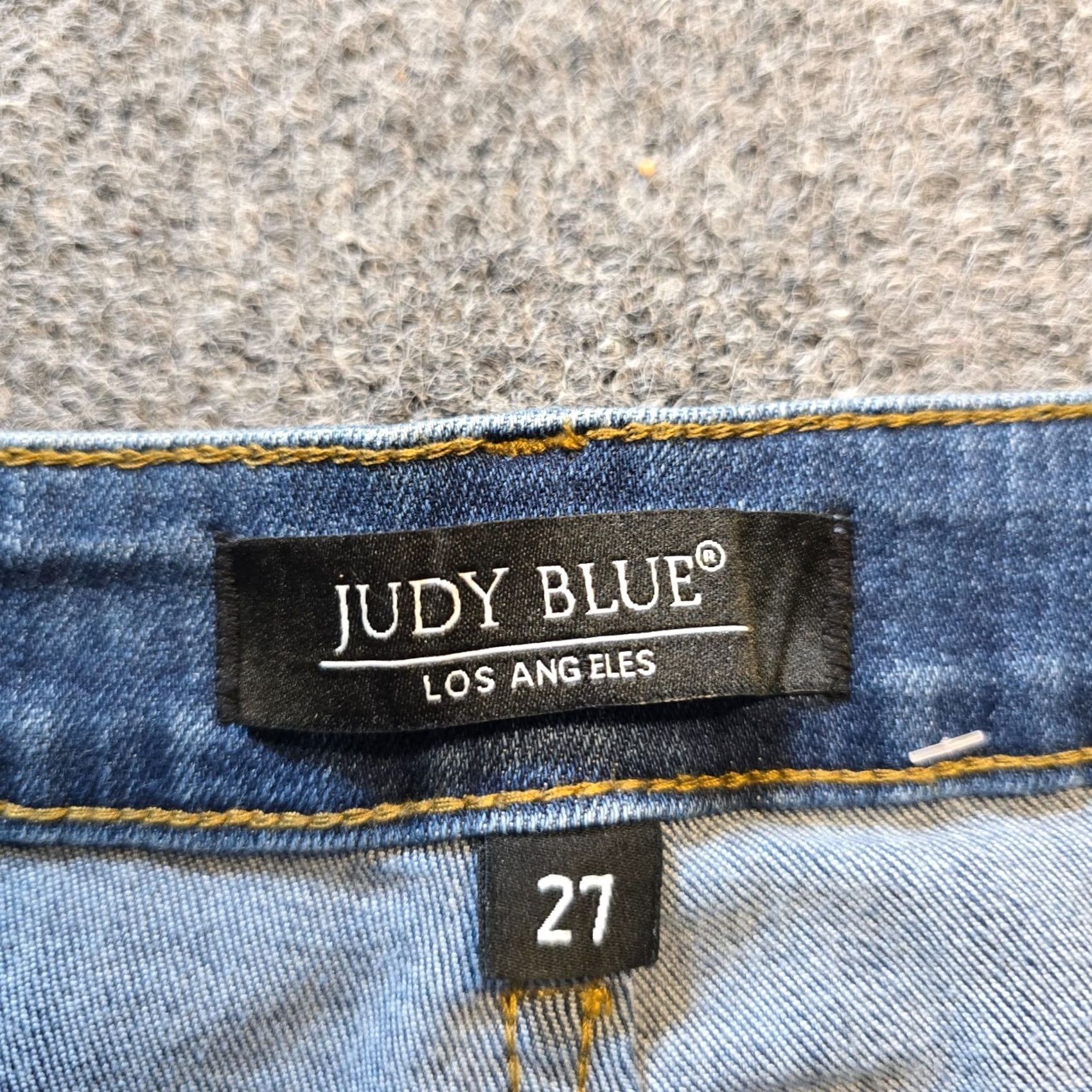Vintage Judy Blue Jeans Women Size 27 Blue Relaxed Tapered Distressed Stretch Capsule Casual Jeans Size 27" / US 4 / IT 40 - 4 Thumbnail