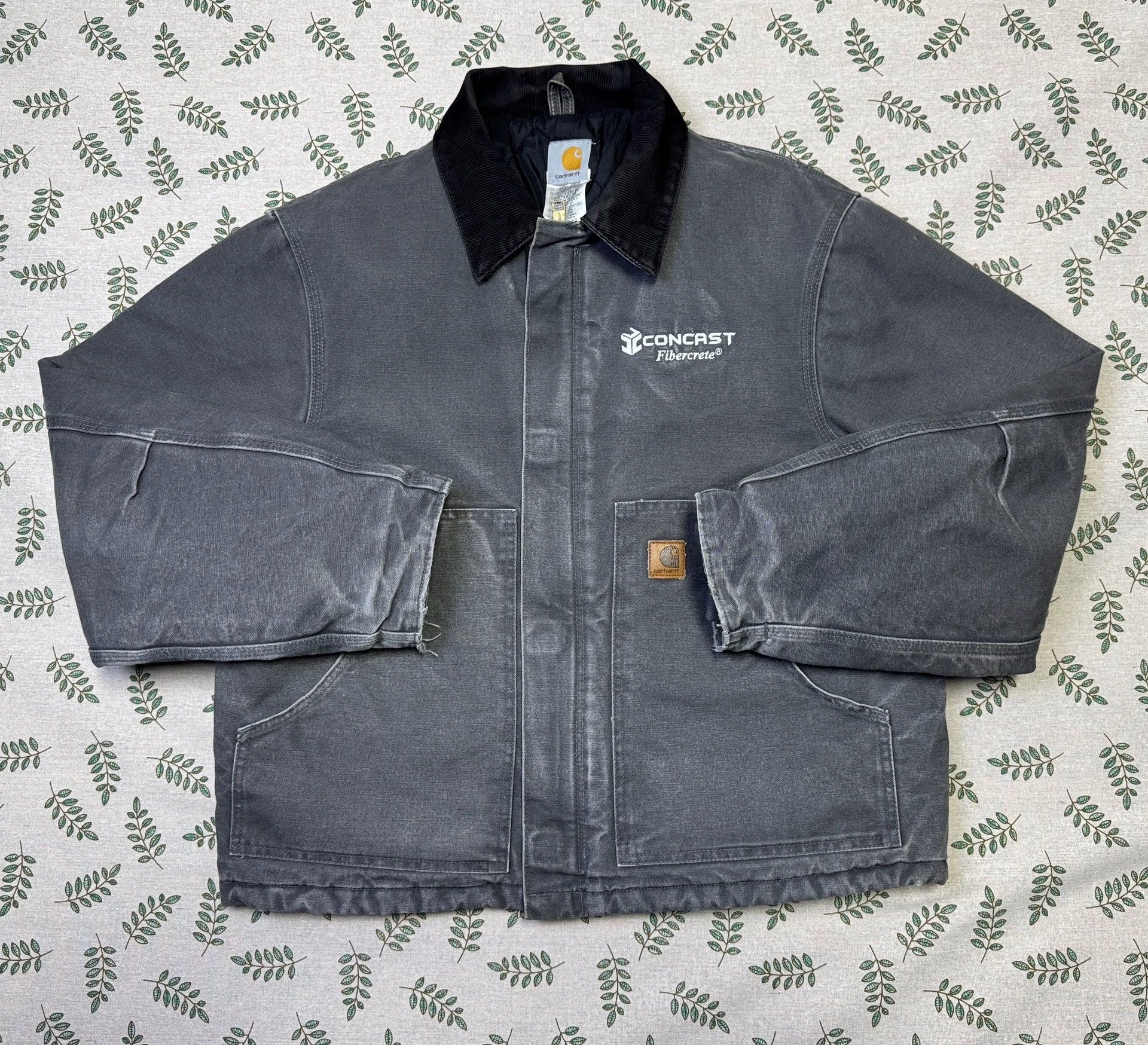 Carhartt Vintage Carhartt J22 GVL Heavy Wash Gray L Jacket Size US L / EU 52-54 / 3 - 1 Thumbnail