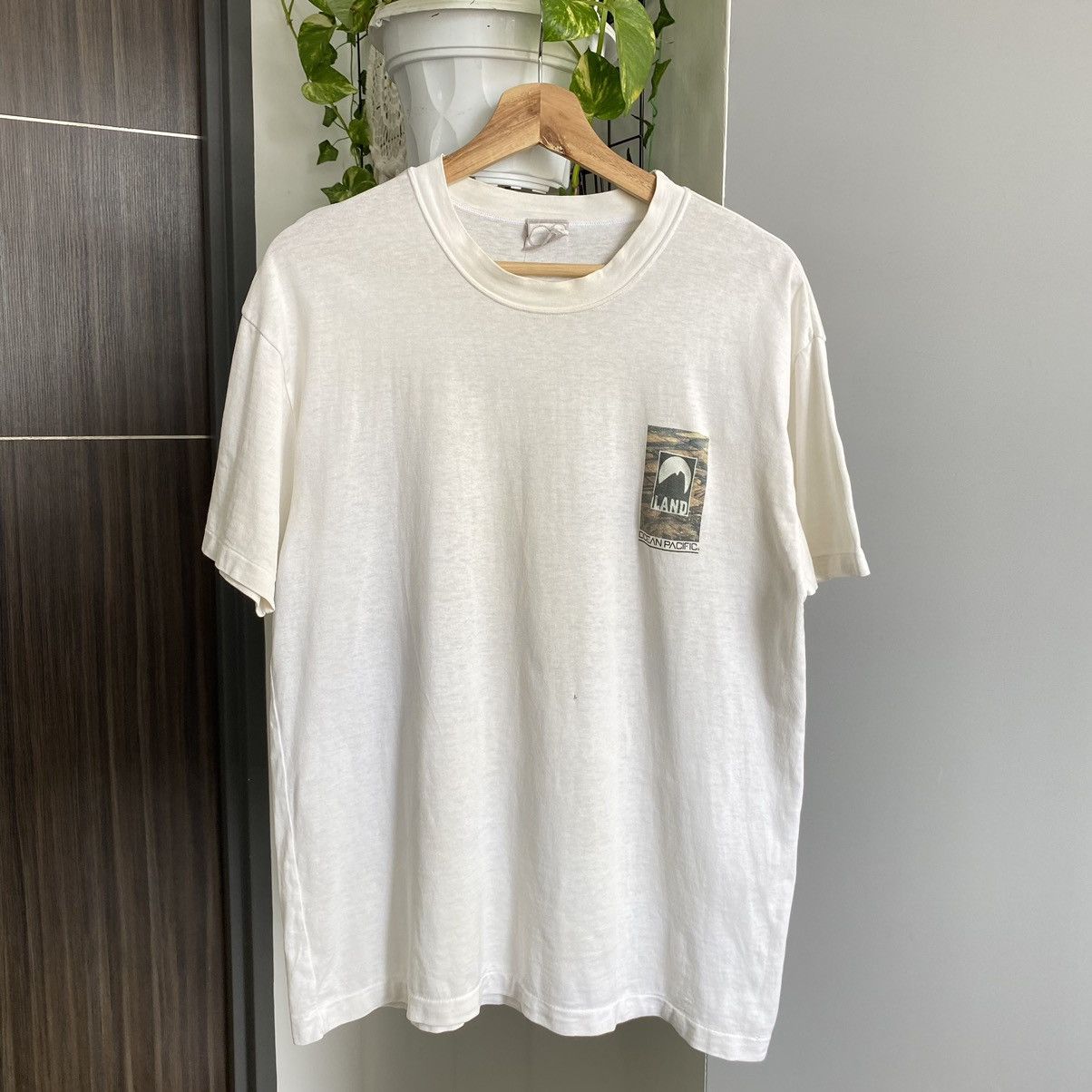 Ocean Pacific Vintage 90s Ocean Pacific Surf ERD GRUNGE THRASHED FADED TEE Size US L / EU 52-54 / 3 - 3 Thumbnail