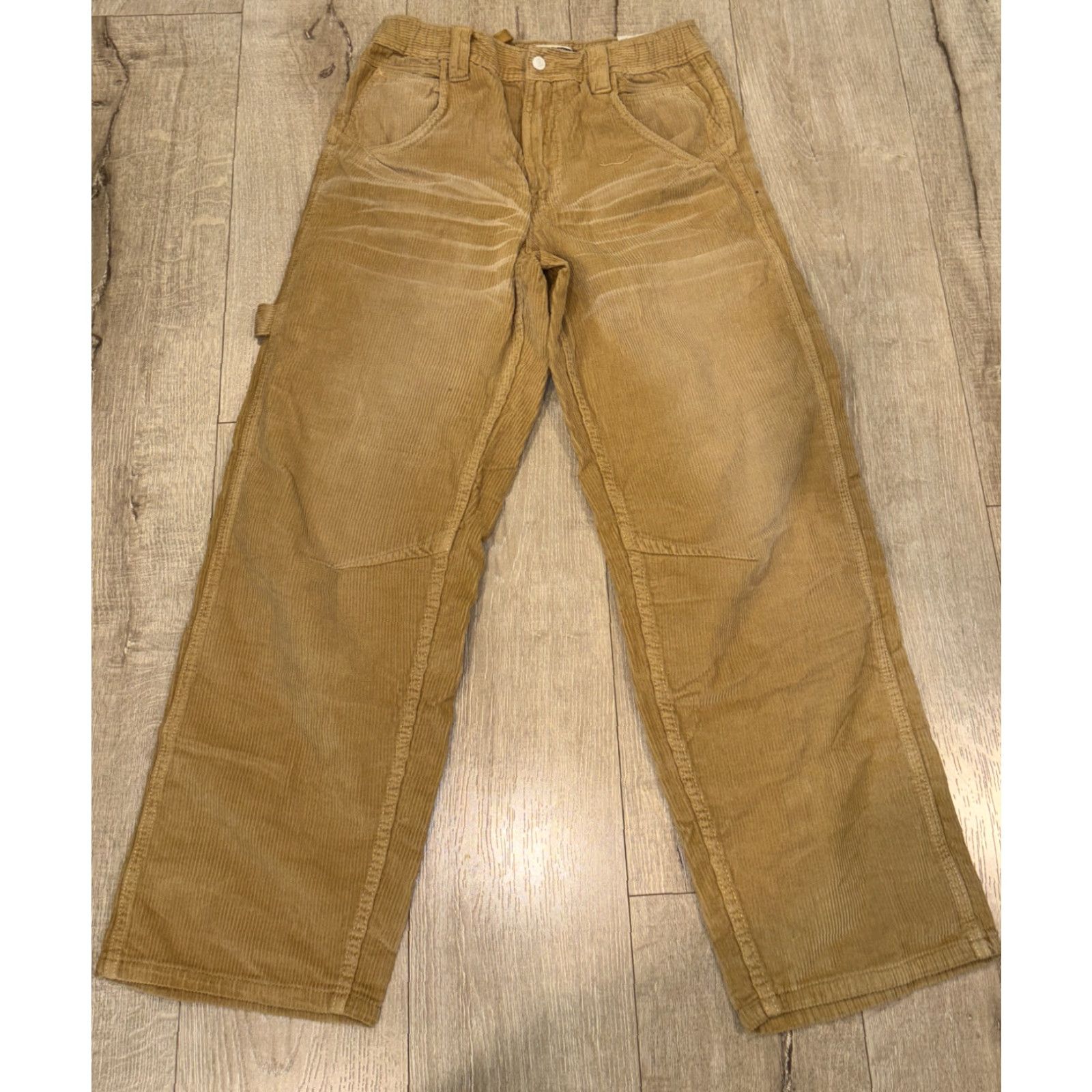 Free People Free People Pants Carpenter Straight leg 27 Tan Modern Vintage 90s Y2K Womens Size 27" / US 4 / IT 40 - 3 Thumbnail