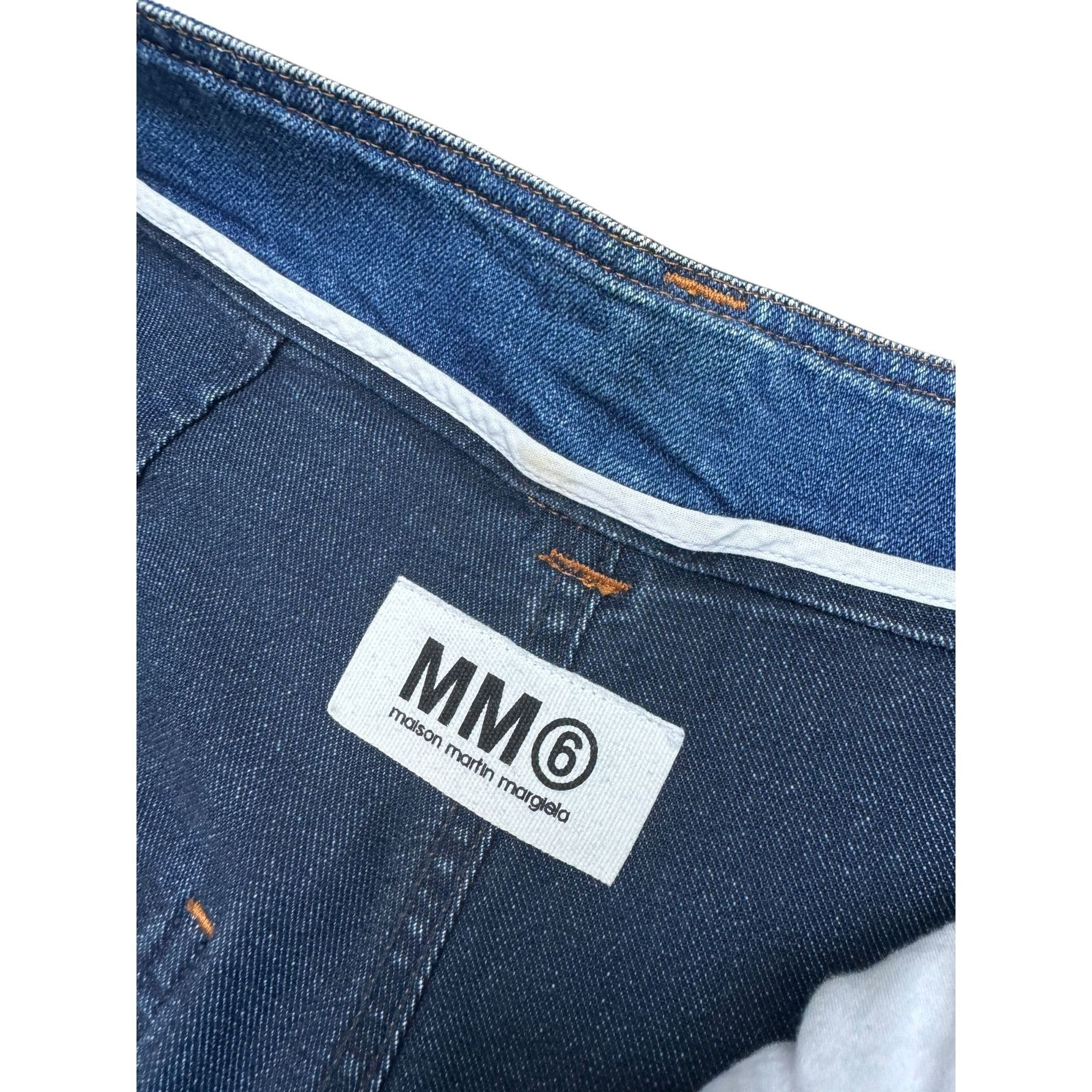 Maison Margiela Blue High Waist Denim Pants Size 27" / US 4 / IT 40 - 6 Thumbnail