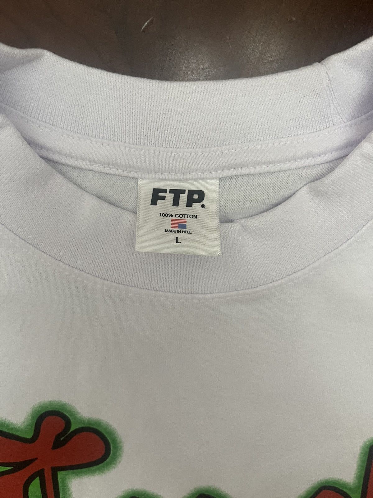 Fuck The Population FTP FLAMING SKULL TEE Size US M / EU 48-50 / 2 - 2 Thumbnail