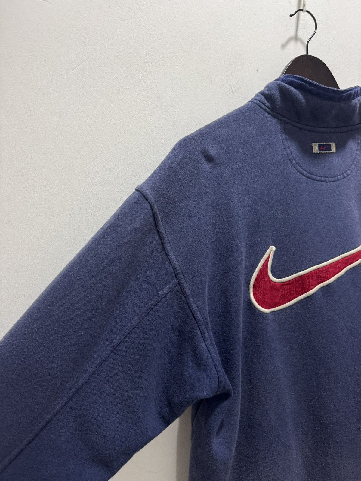Nike VINTAGE 90s NIKE SWOOSH BIG LOGO EMBROIDERY ZIPPER UP JACKET Size US M / EU 48-50 / 2 - 6 Thumbnail