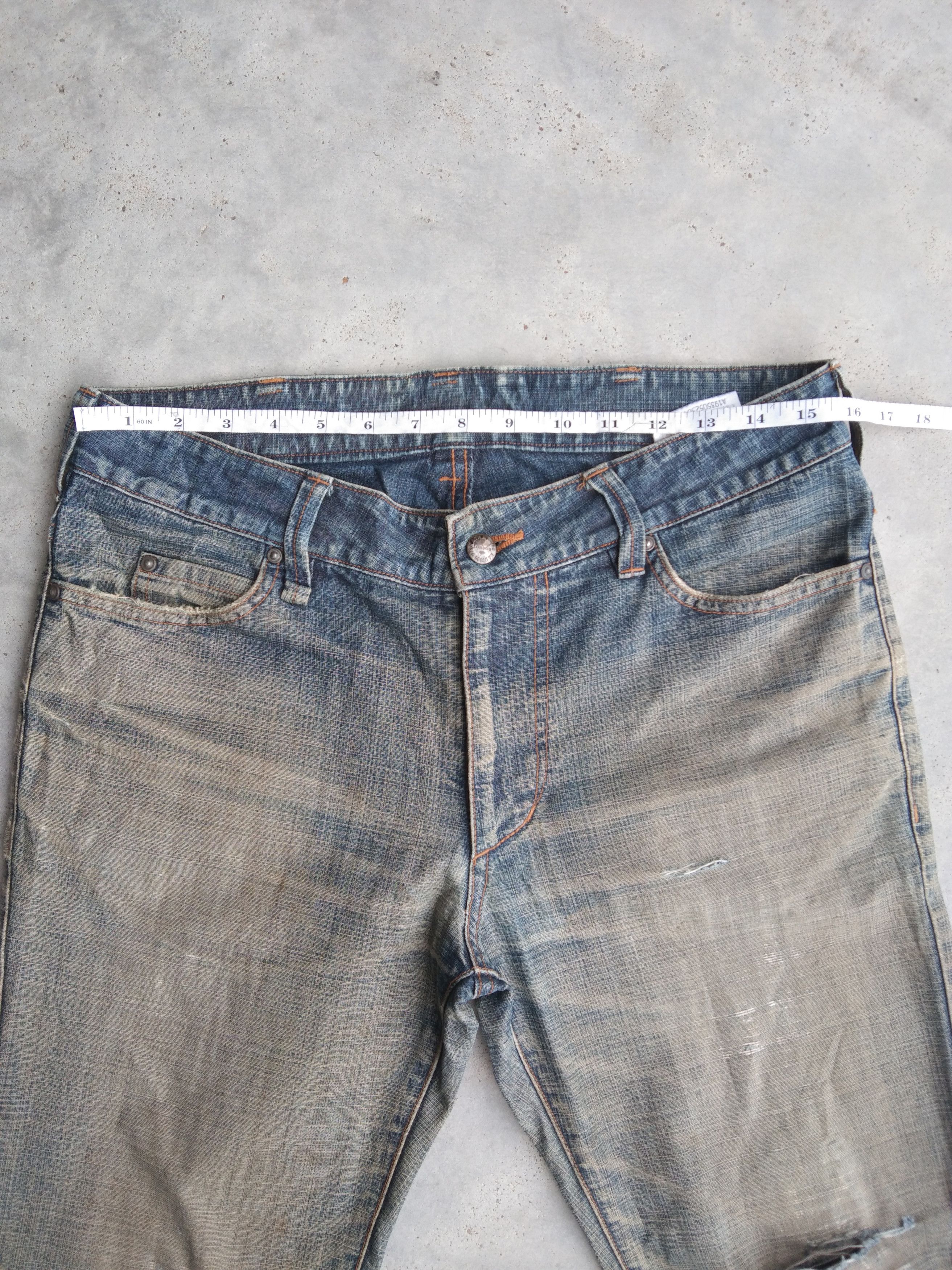 Katharine Hamnett London Vintage Katharine Hamnett London MudWash BootCut Jeans 31x32 Size US 31 - 4 Thumbnail