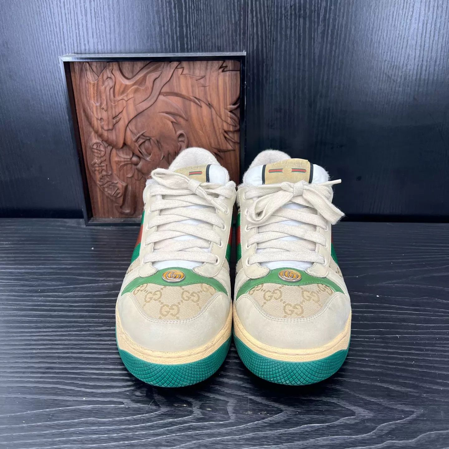 Gucci Gucci Dirty Sneakers Gray Green UK9/43 99New Box Size US 10 / EU 43 - 2 Thumbnail