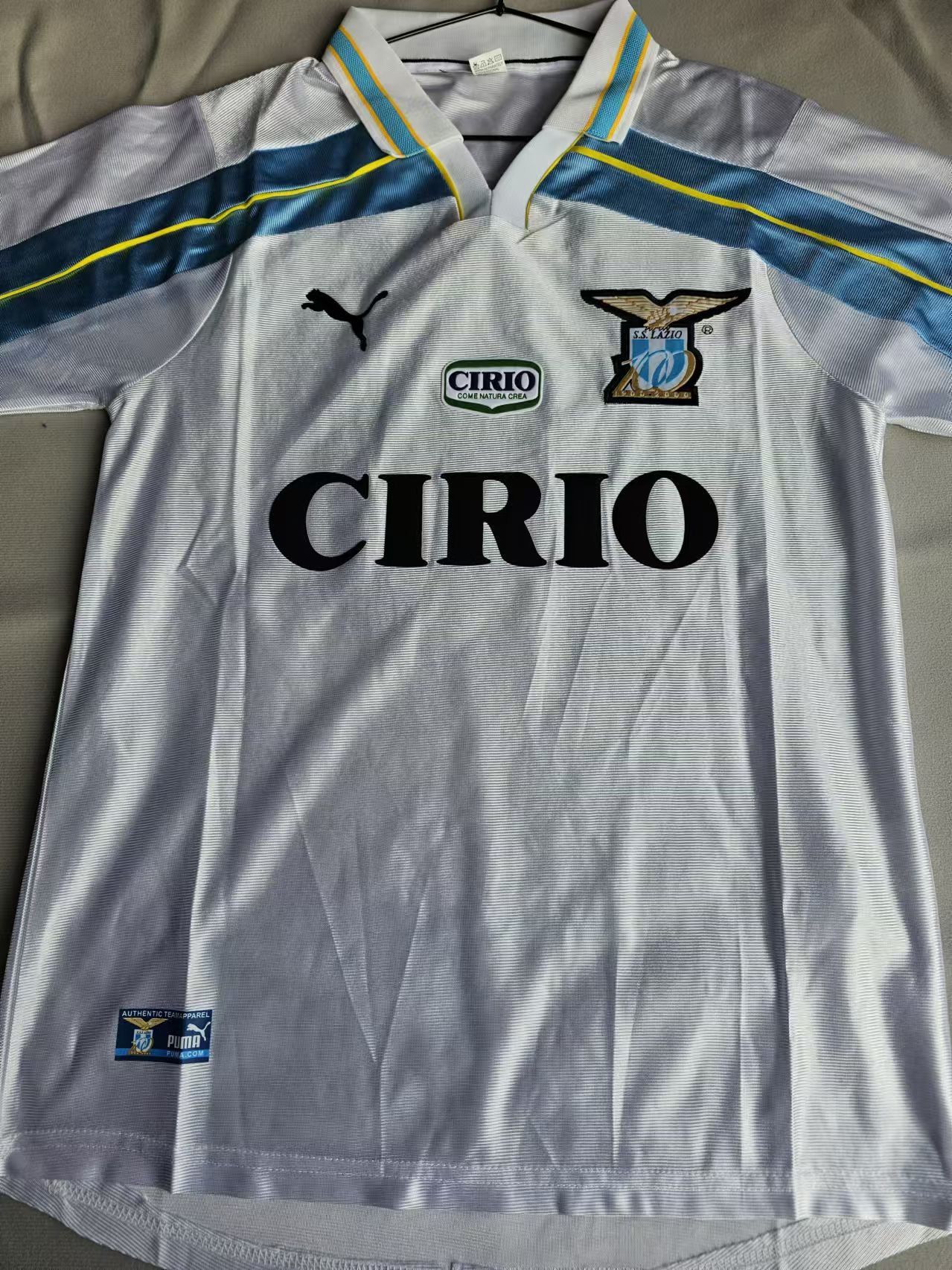 Other Vintage Lazio #10 Crespo Jersey Size US XL / EU 56 / 4 - 2 Thumbnail