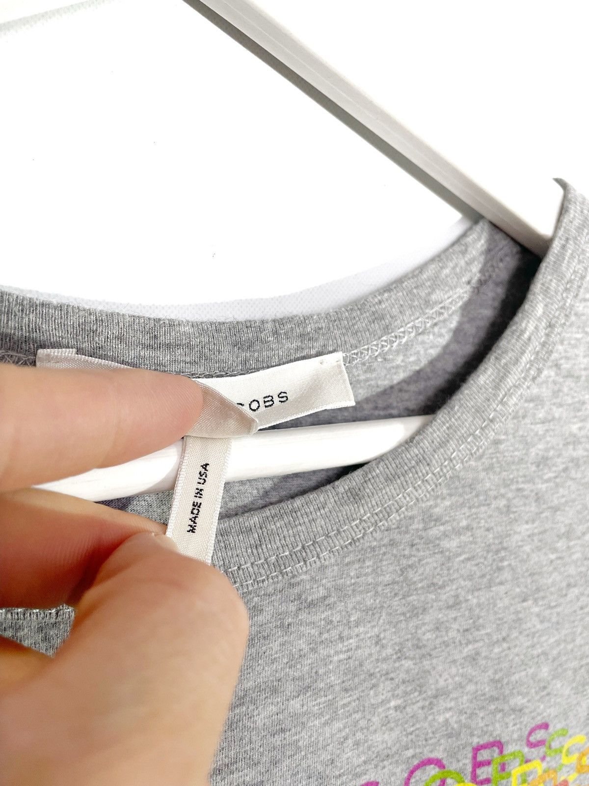 Designer × Marc Jacobs Marc Jacobs Women T-Shirt Big MultiLogo Gray Color Size S Size S / US 4 / IT 40 - 7 Thumbnail