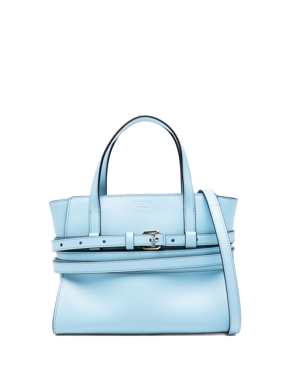 Moschino TIE ME SMALL LEATHER HANDBAG Size ONE SIZE - 1 Thumbnail