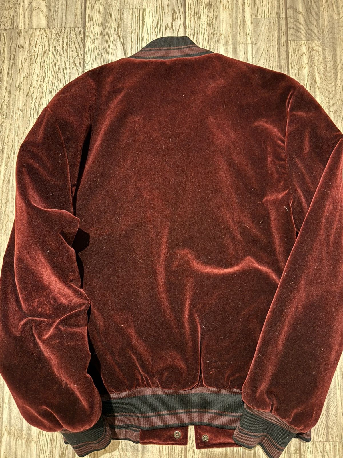Dolce & Gabbana Dolce & Gabbana Velvet Embroidered Bomber Size US M / EU 48-50 / 2 - 10 Thumbnail